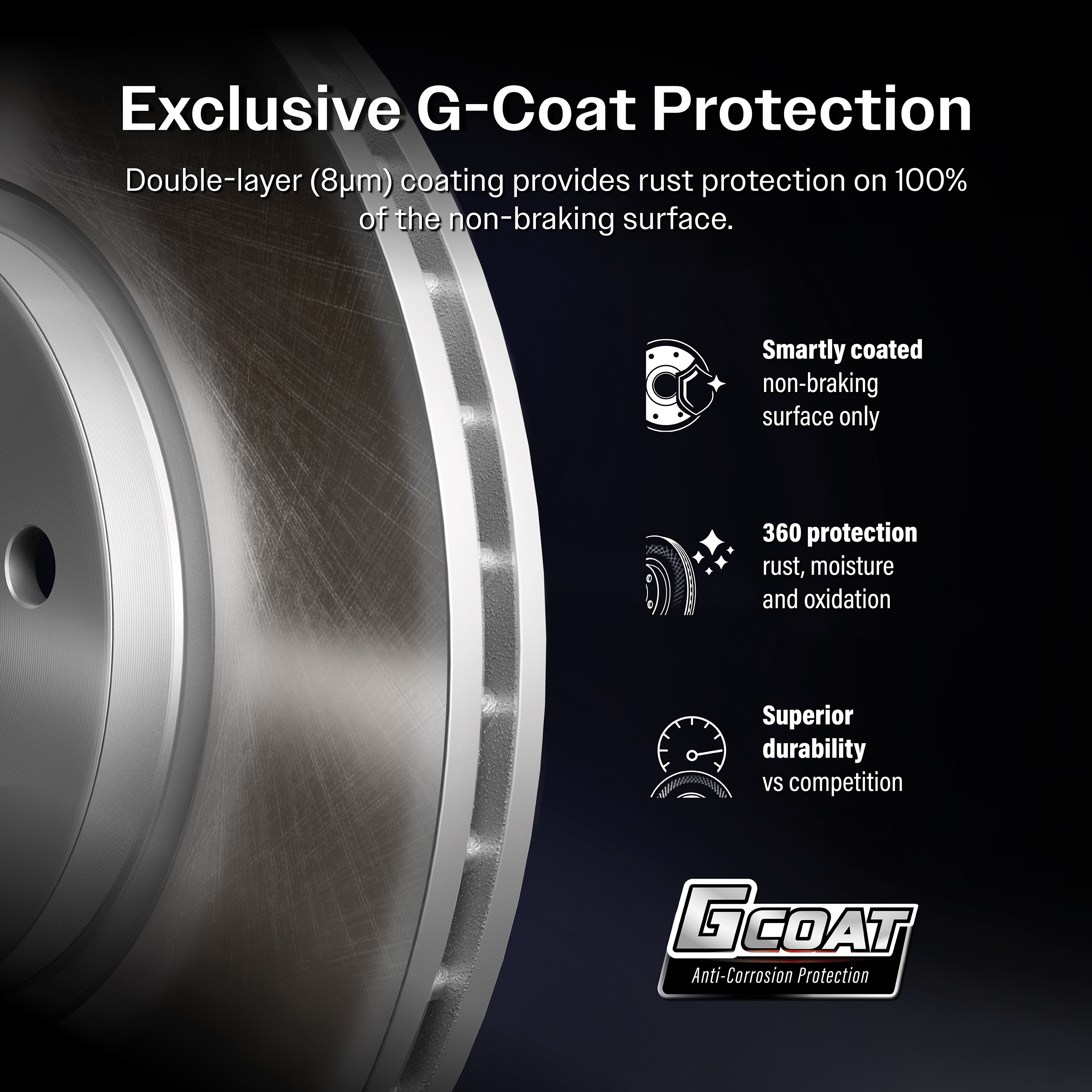 GENIUS - GCR-G8348 - Disc Brake Rotor