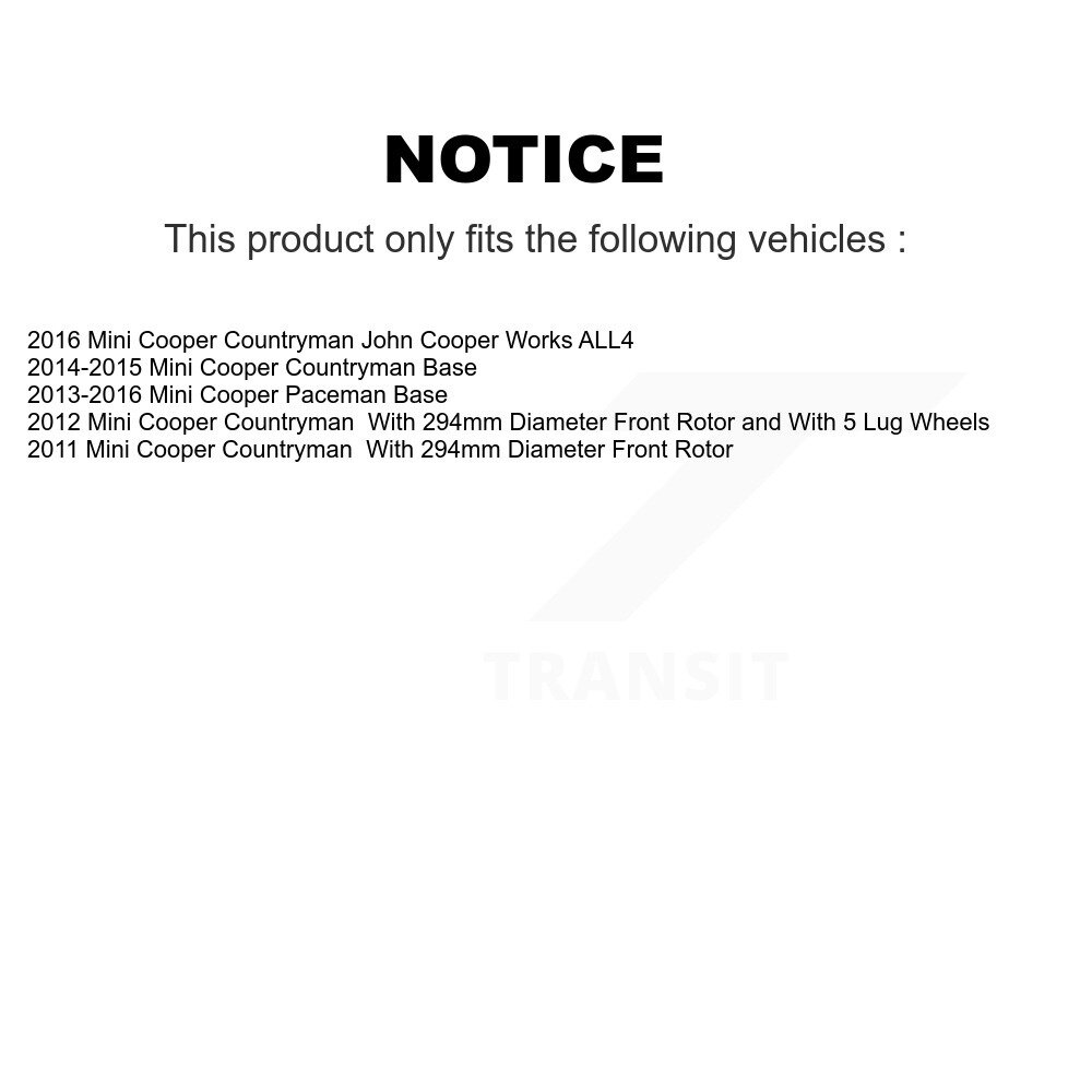 GENIUS - GCR-980968 - Disc Brake Rotor