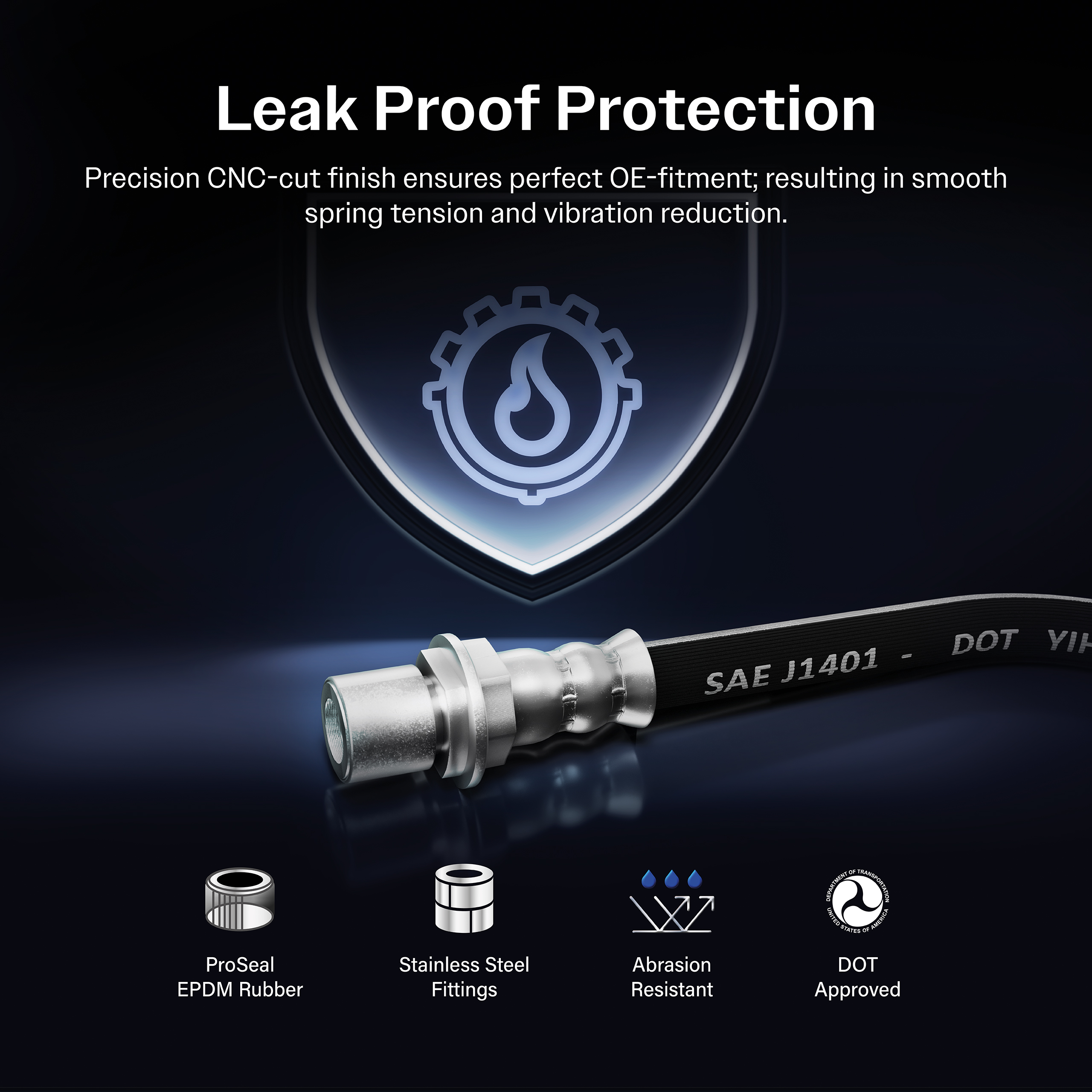 CMX - 12-H620474 - Brake Hydraulic Hose