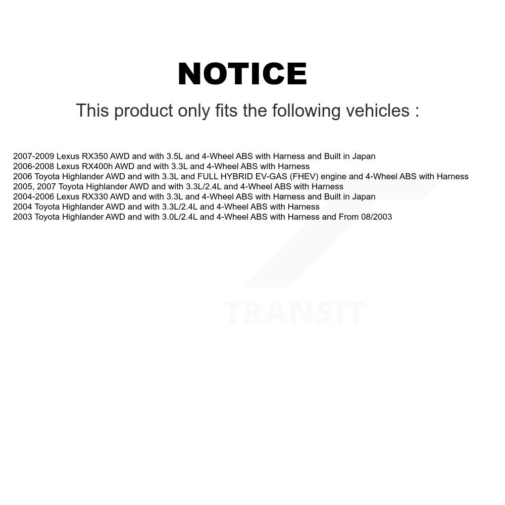 Mpulse - SEN-2ABS0237 - ABS Wheel Speed Sensor