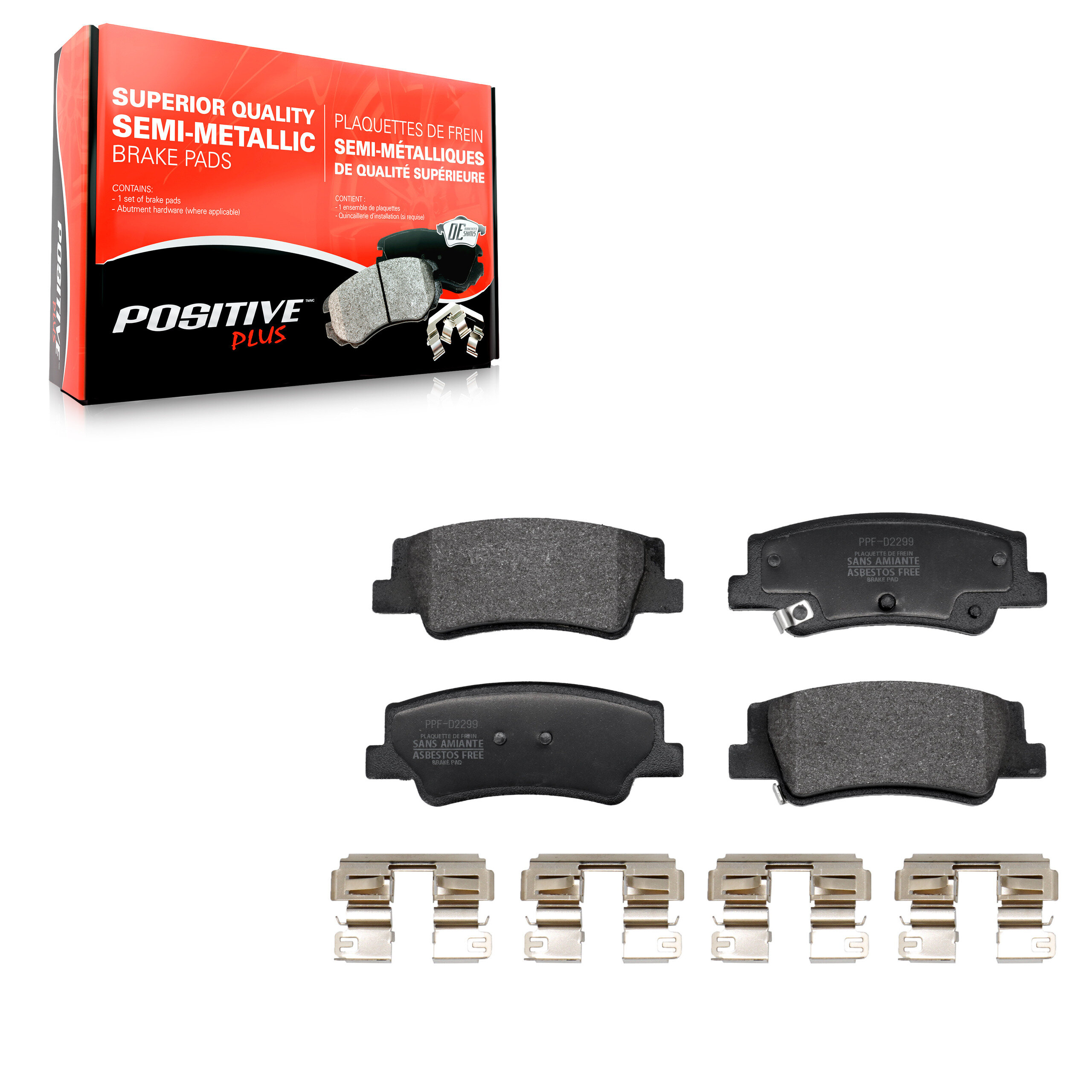 Semi-Metallic Brake Pads