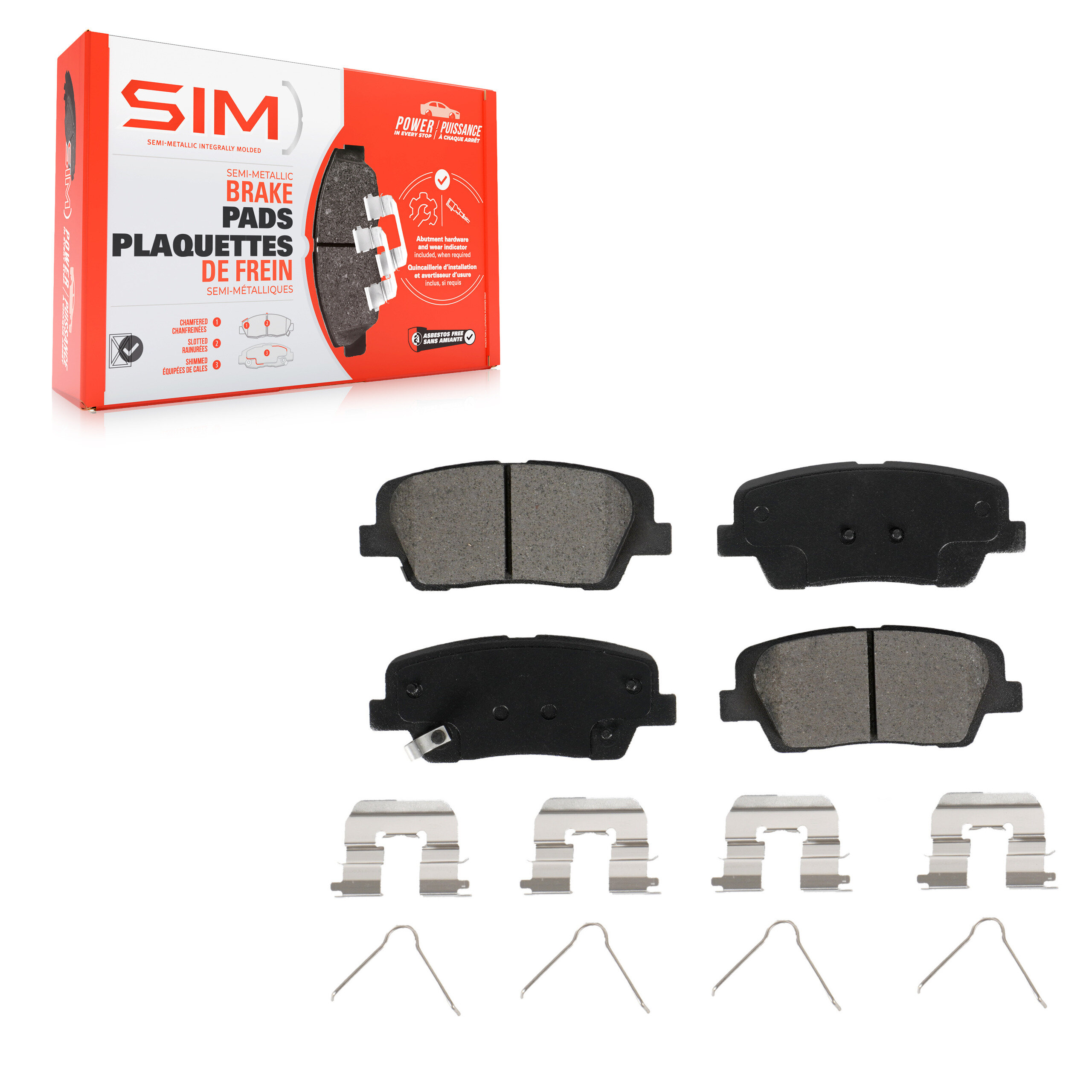 Semi-Metallic Brake Pads