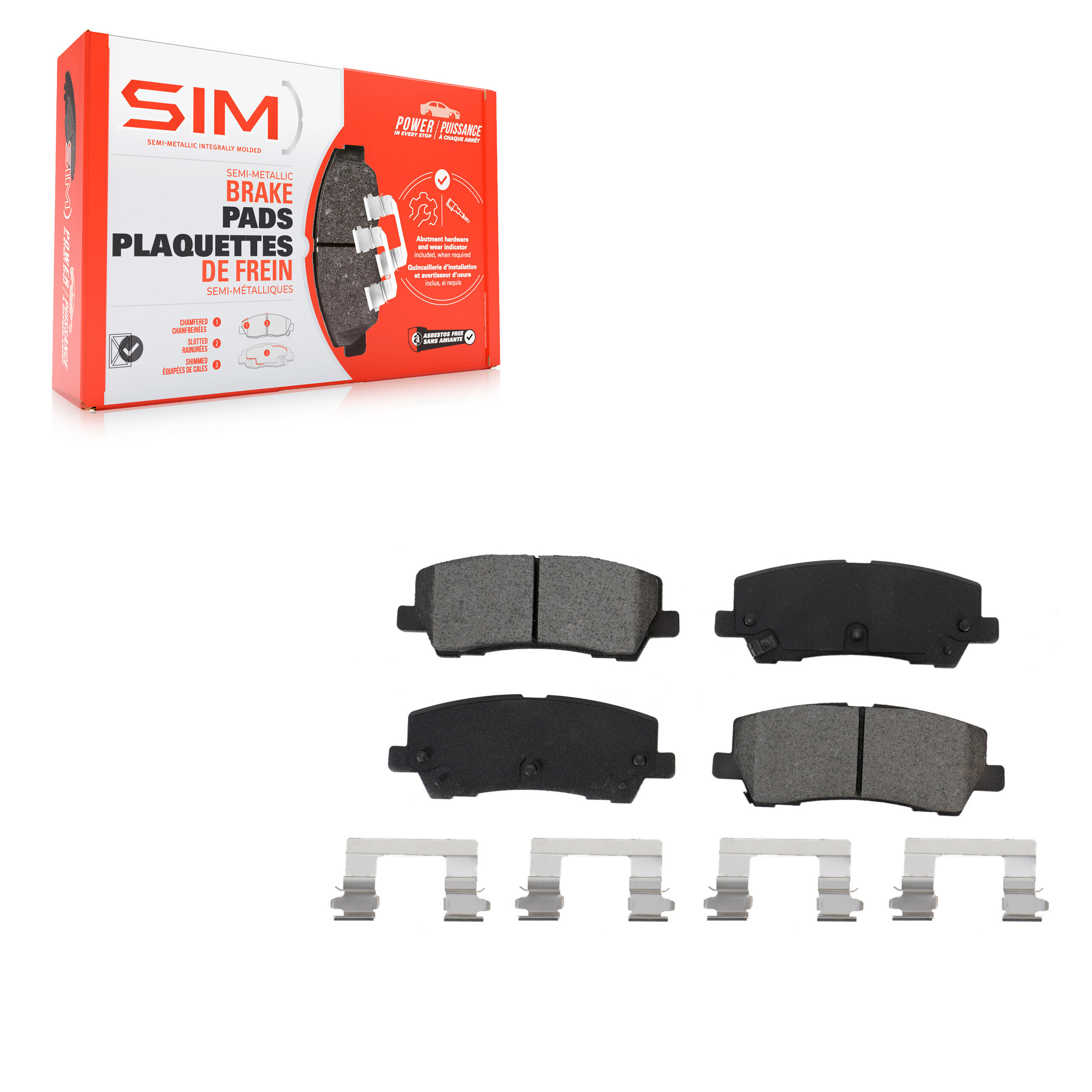 Semi-Metallic Brake Pads