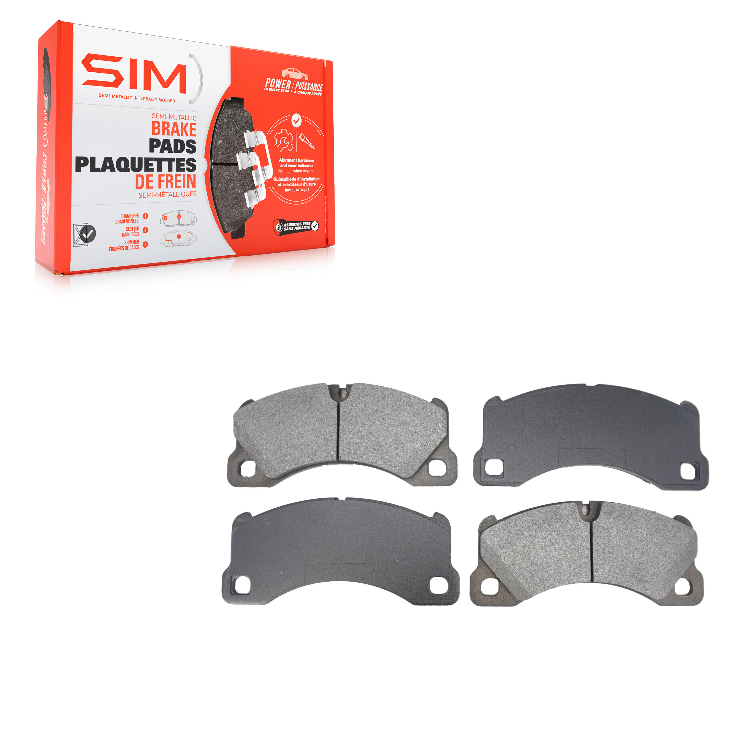 Semi-Metallic Brake Pads