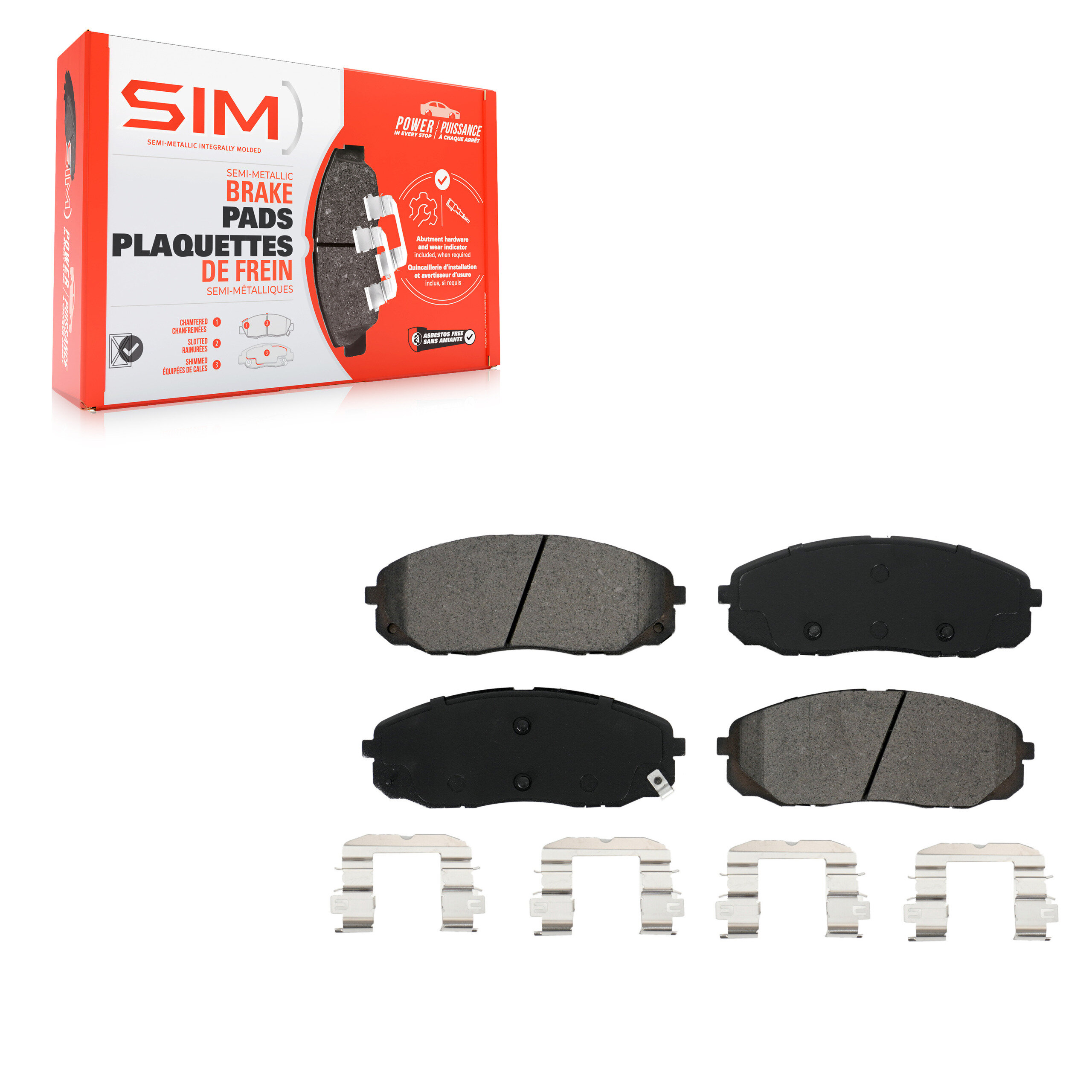 Semi-Metallic Brake Pads