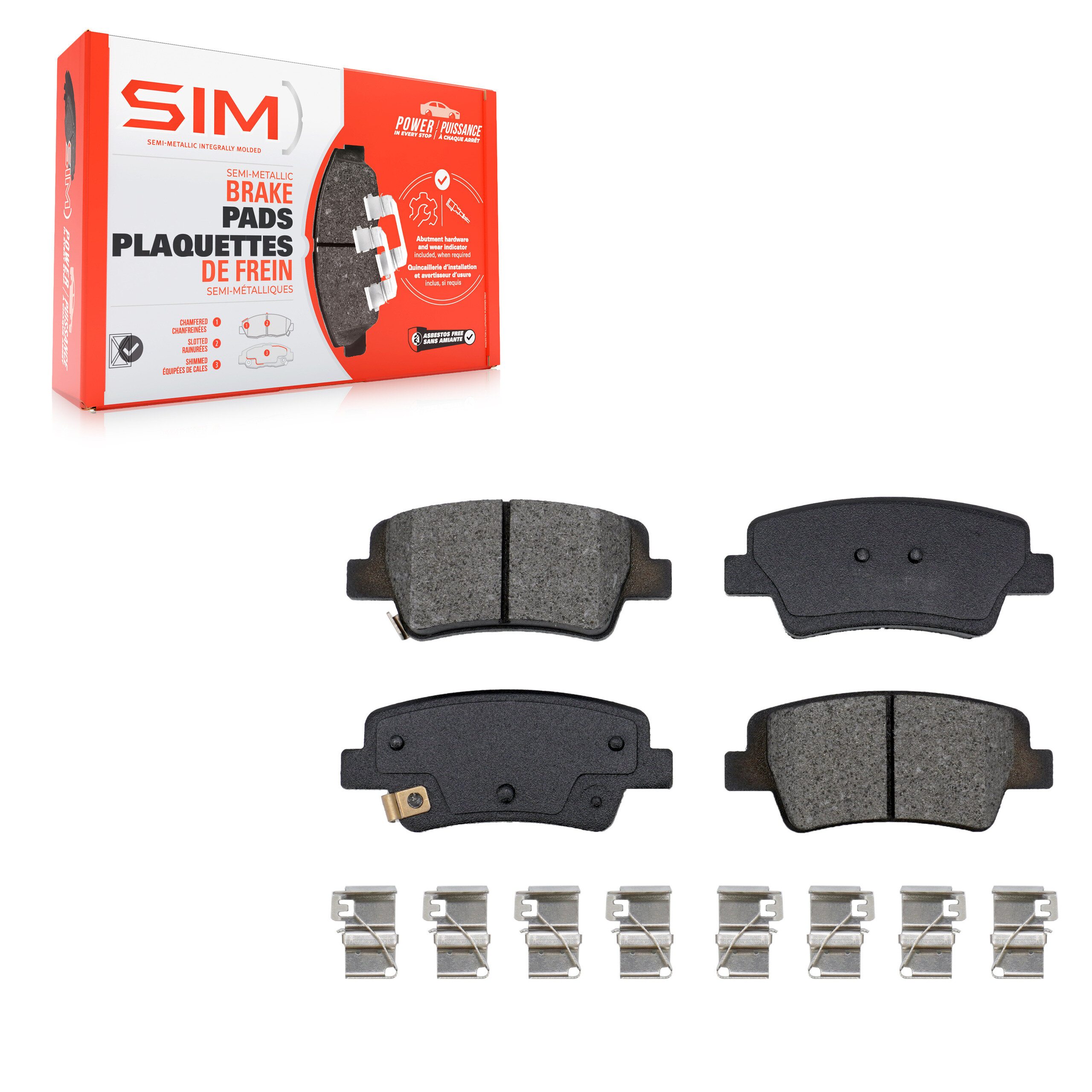 Semi-Metallic Brake Pads