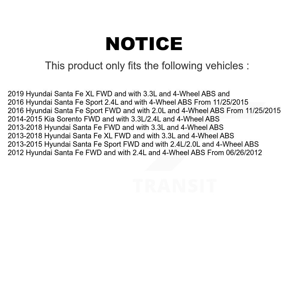 Mpulse - SEN-2ABS2973 - ABS Wheel Speed Sensor Wiring Harness