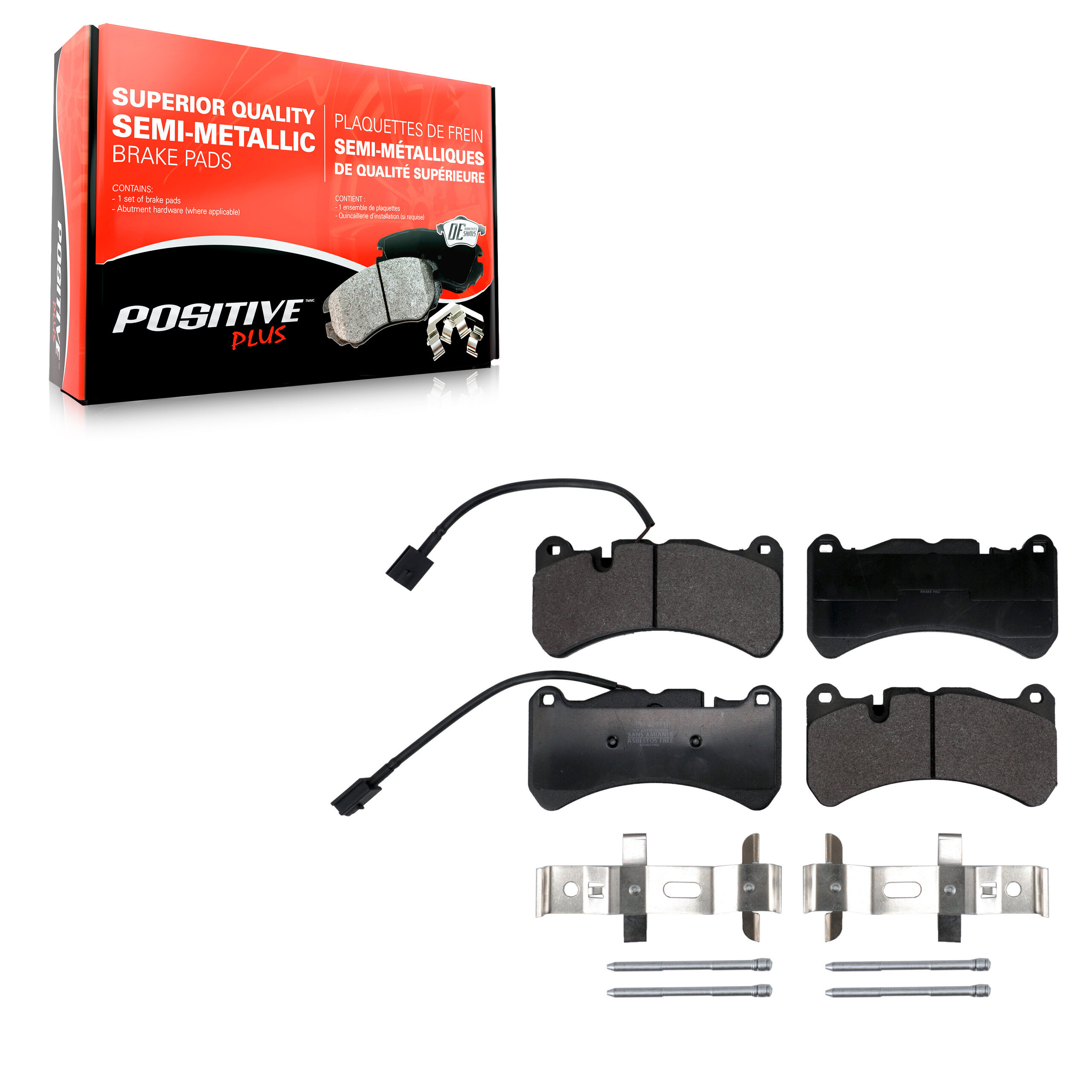 Positive Plus - PPF-D1116 - Semi-Metallic Brake Pads