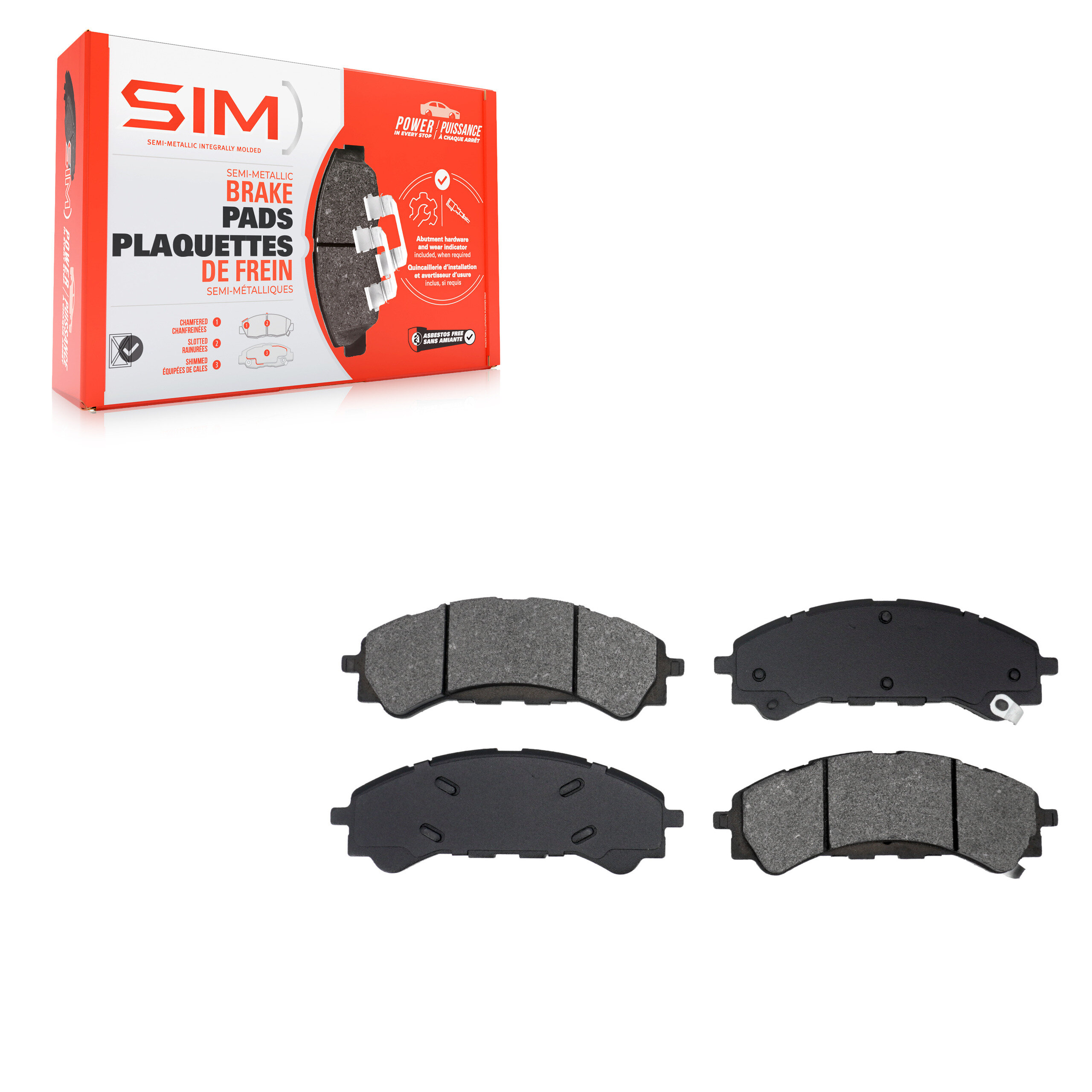 Semi-Metallic Brake Pads