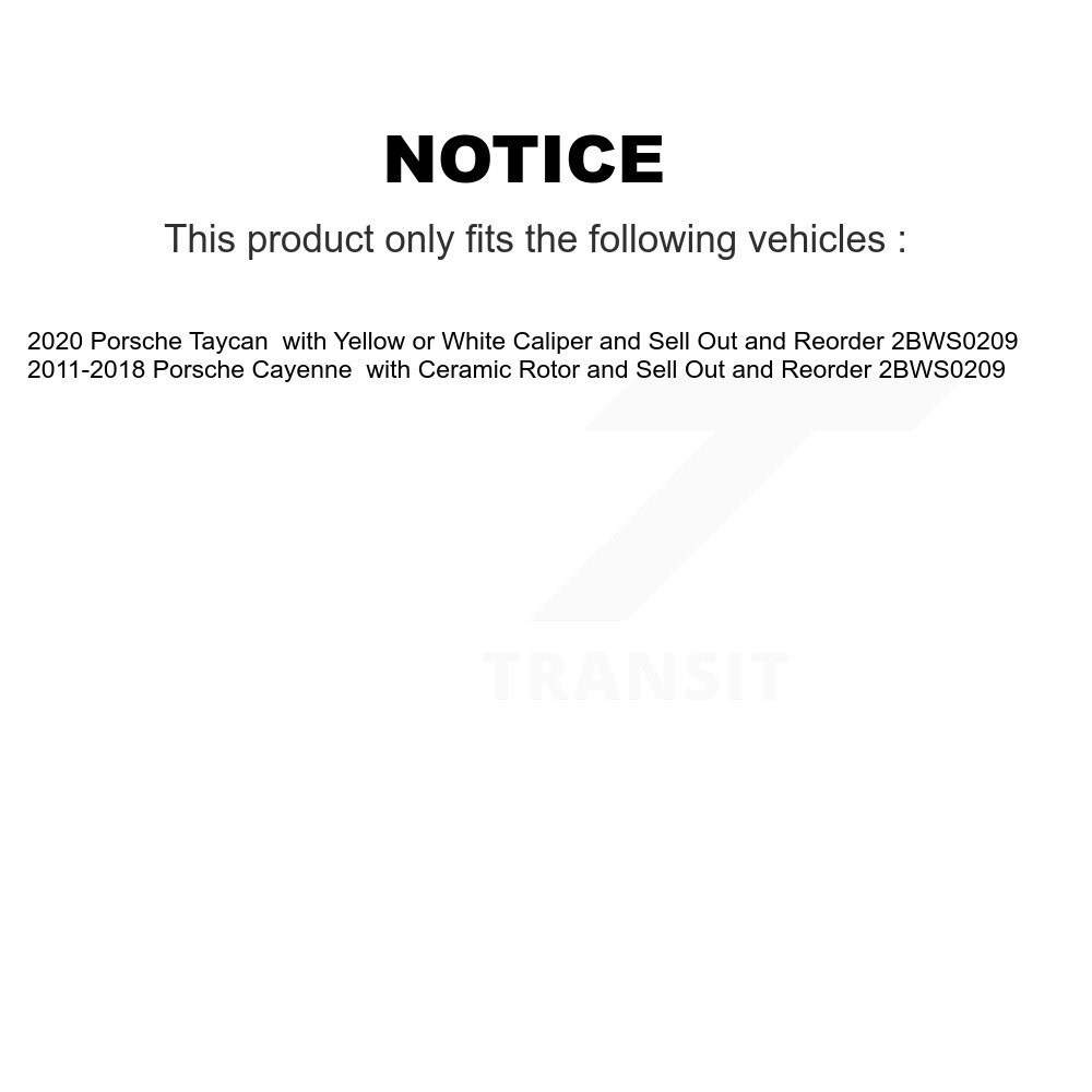 Mpulse - SEN-2BWS0209 - Disc Brake Pad Wear Sensor