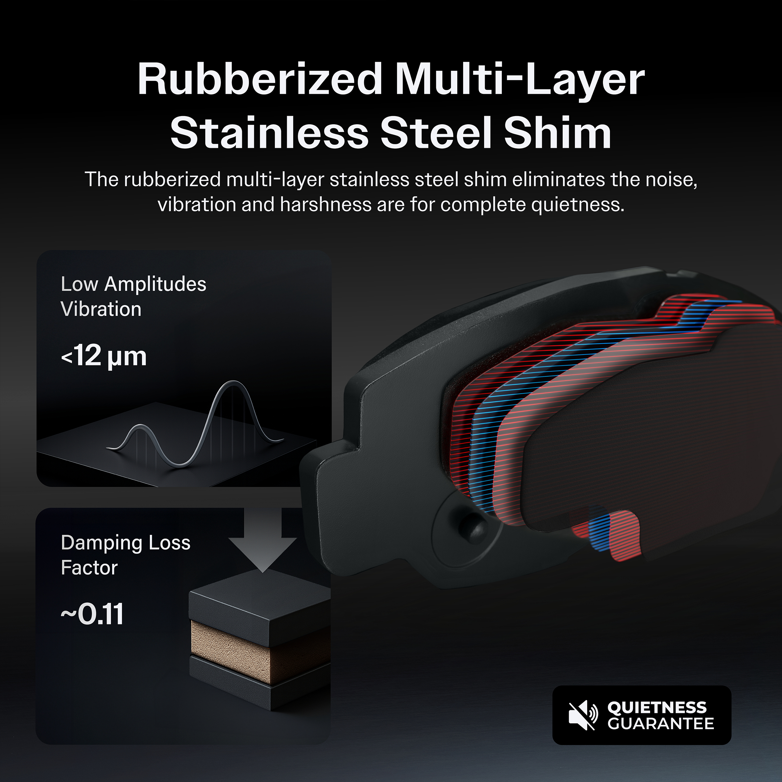 SIM - SIM-1801 - Semi-Metallic Brake Pads