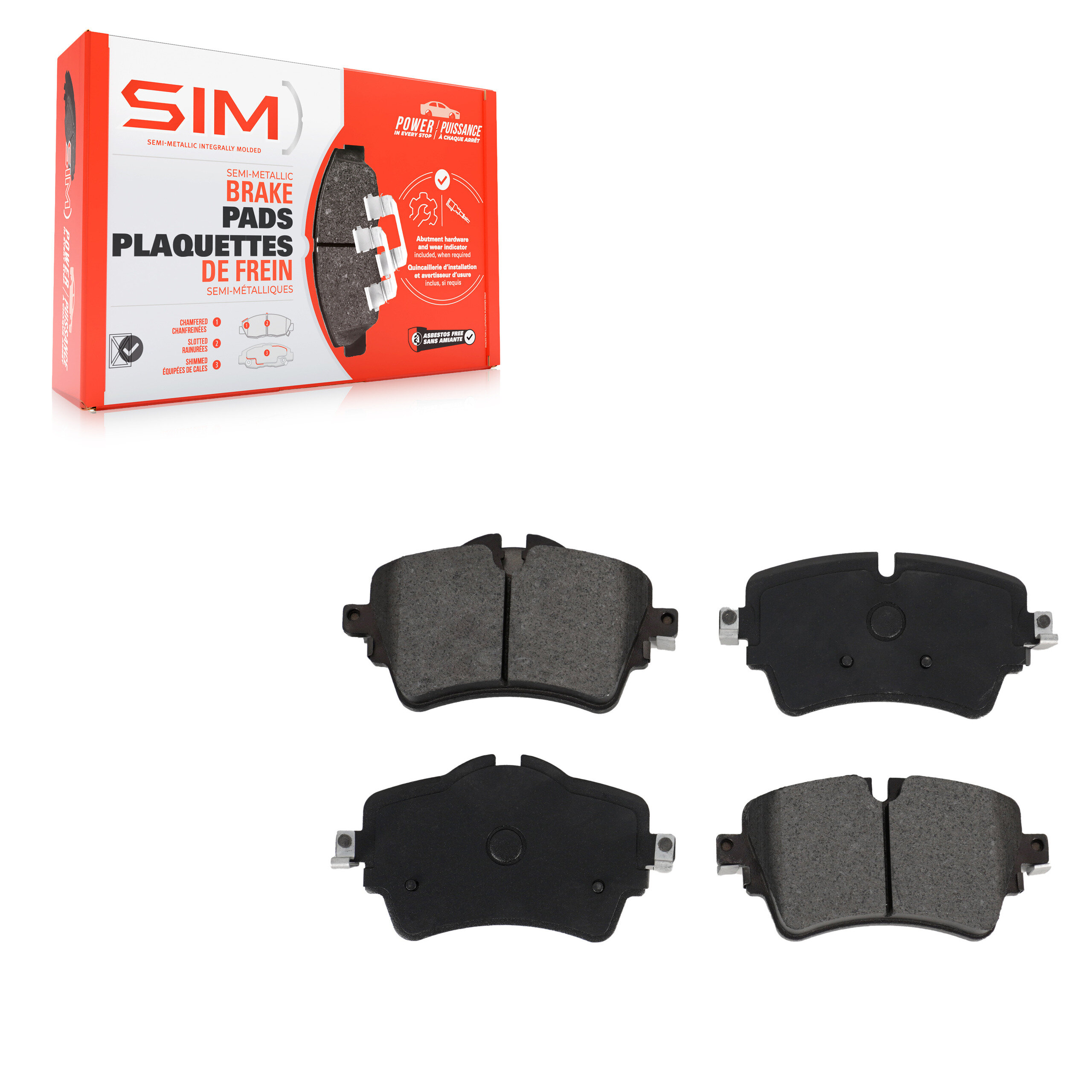 Semi-Metallic Brake Pads