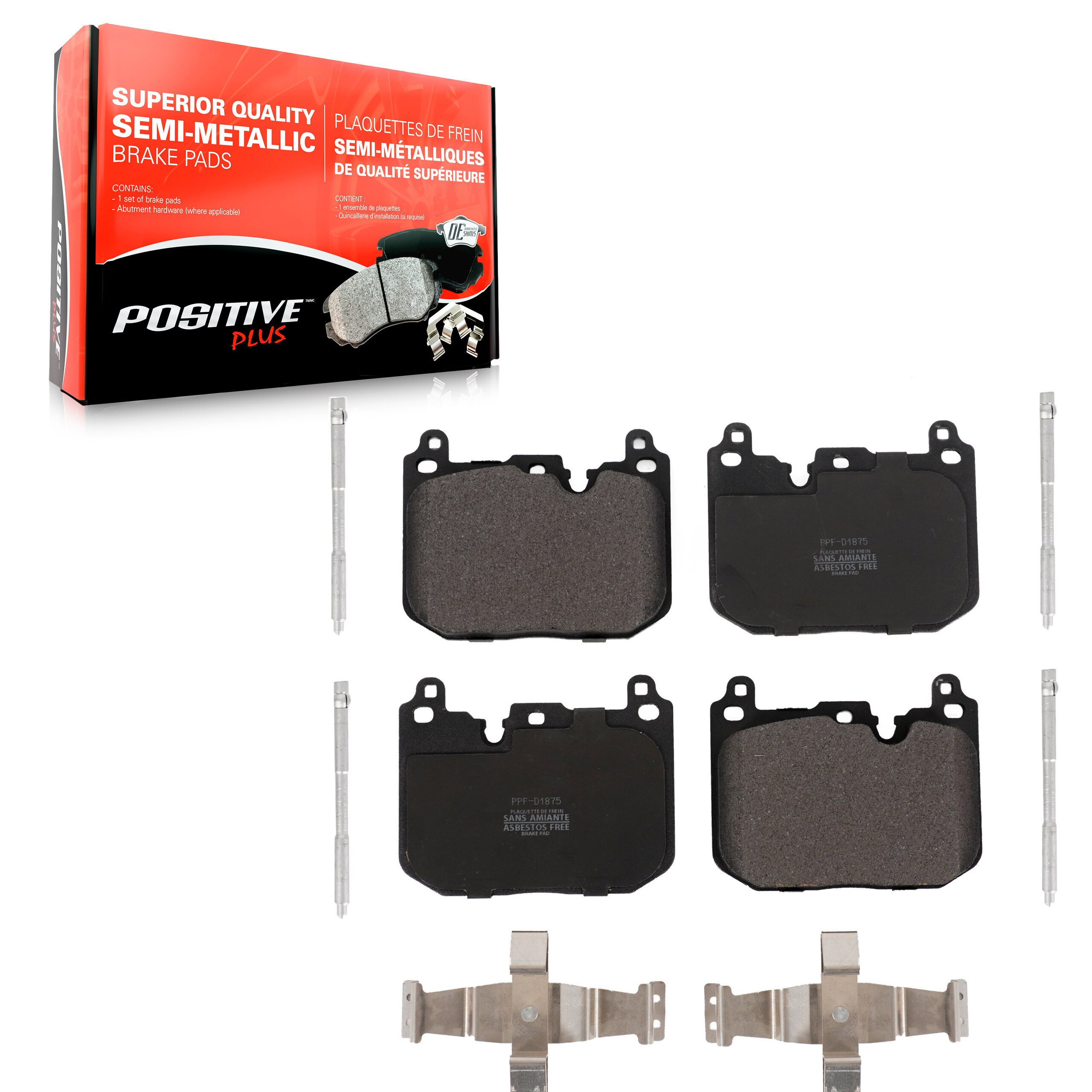 Semi-Metallic Brake Pads