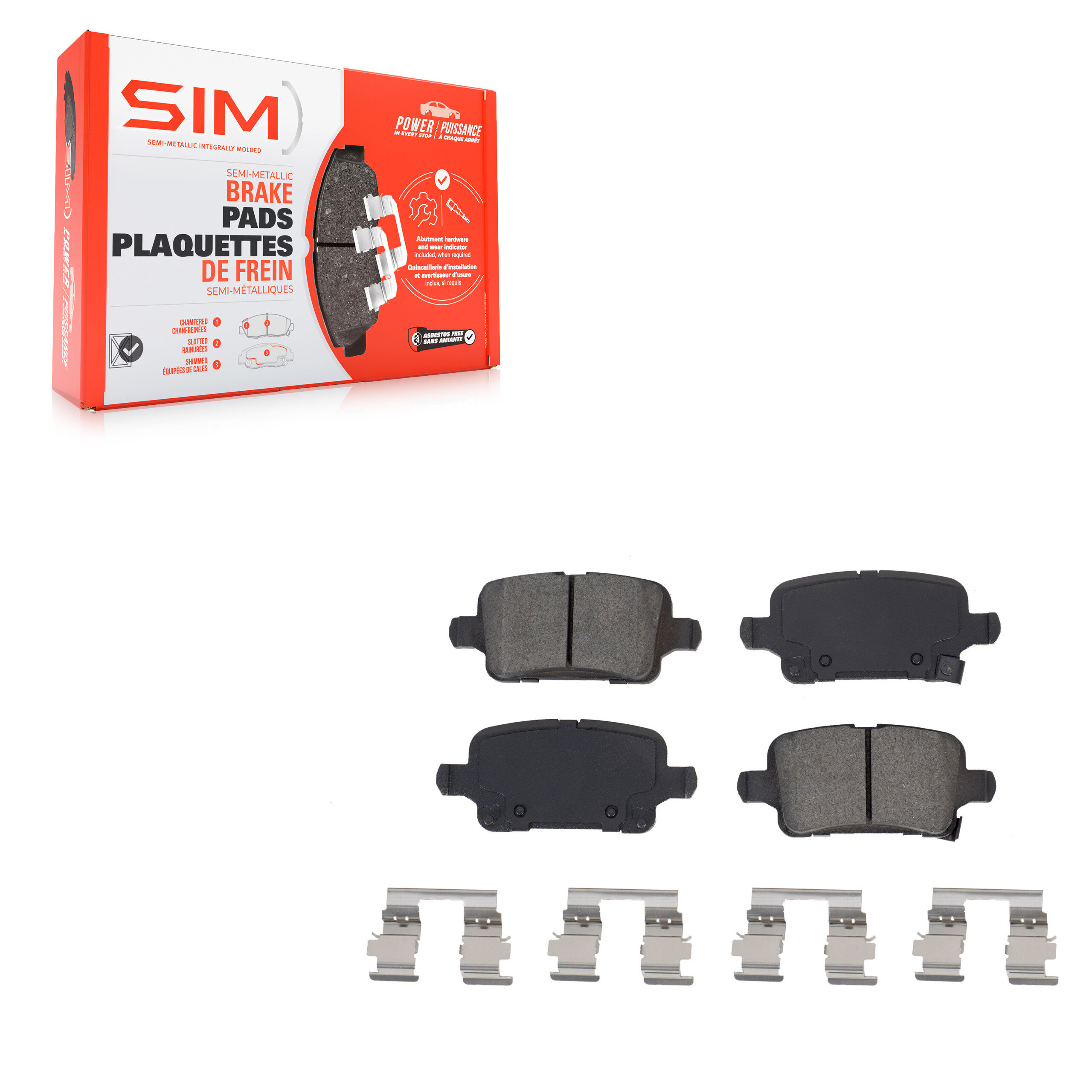 Semi-Metallic Brake Pads