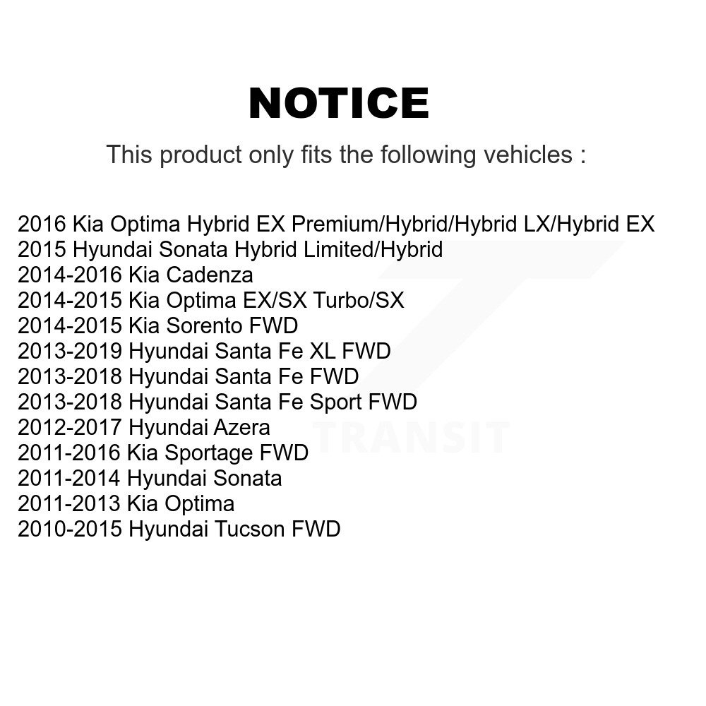 Top Quality - 72-K750603 - Suspension Stabilizer Bar Link Kit