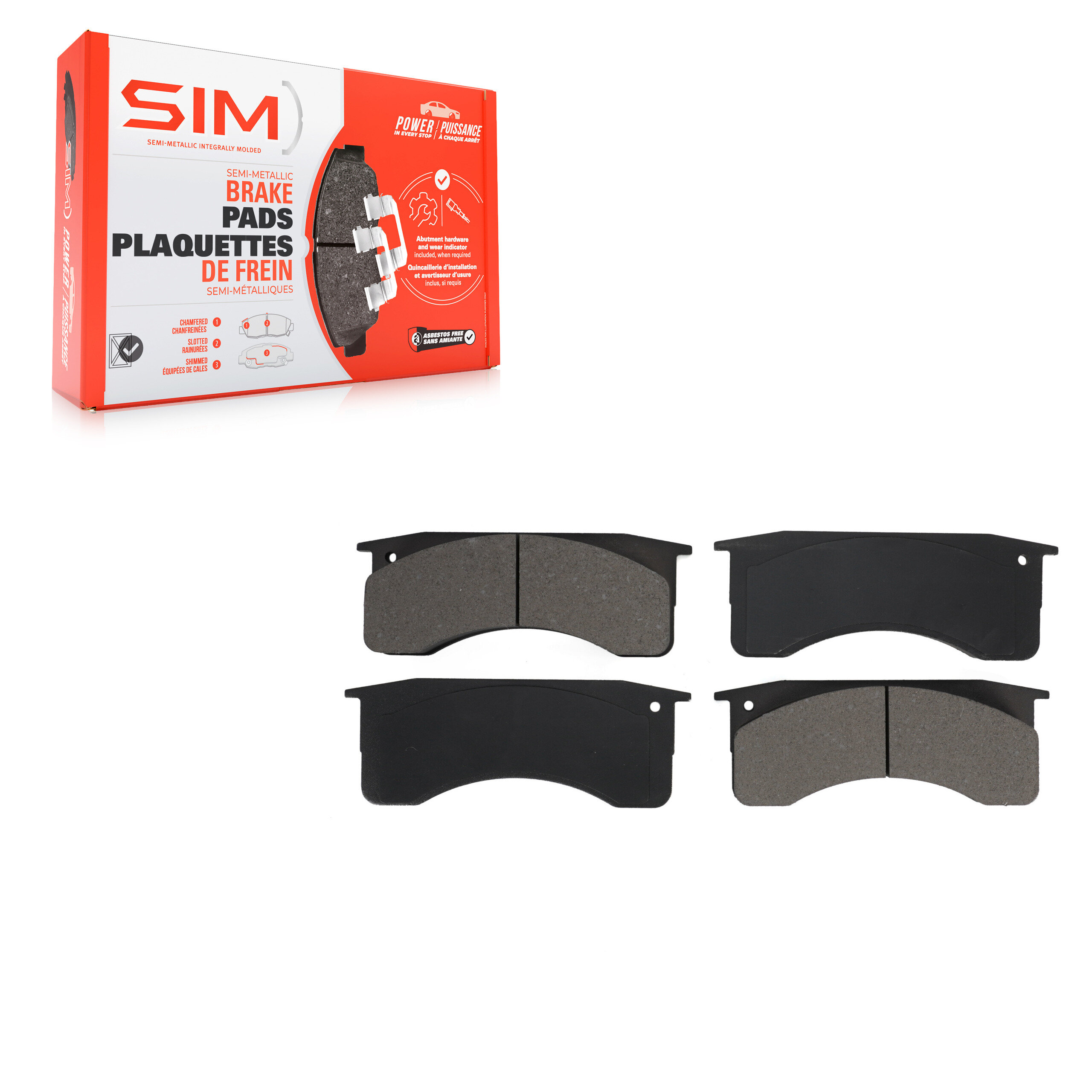 Semi-Metallic Brake Pads