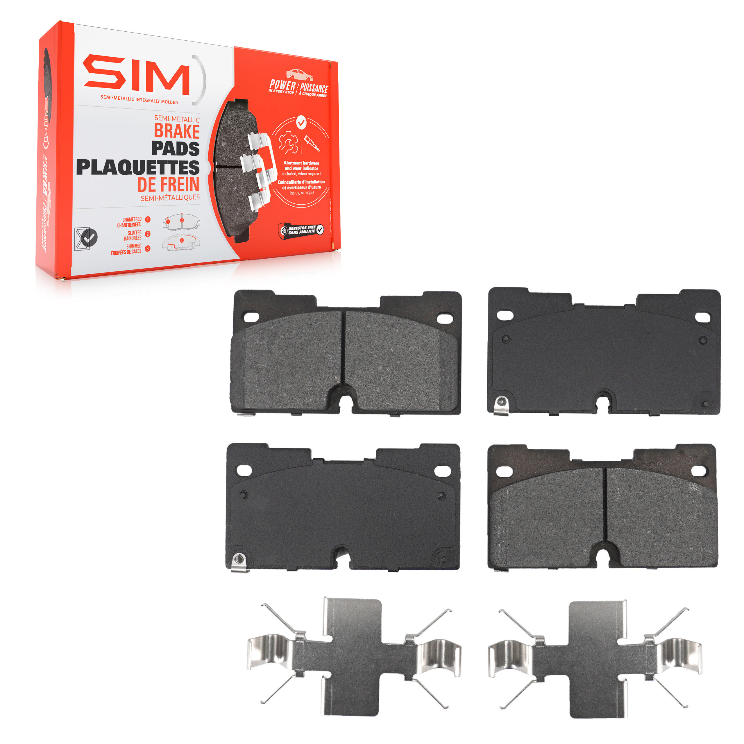 Semi-Metallic Brake Pads