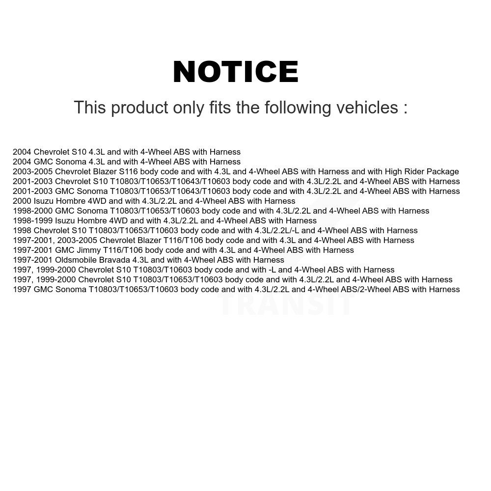 Mpulse - SEN-2ABS3311 - ABS Wheel Speed Sensor