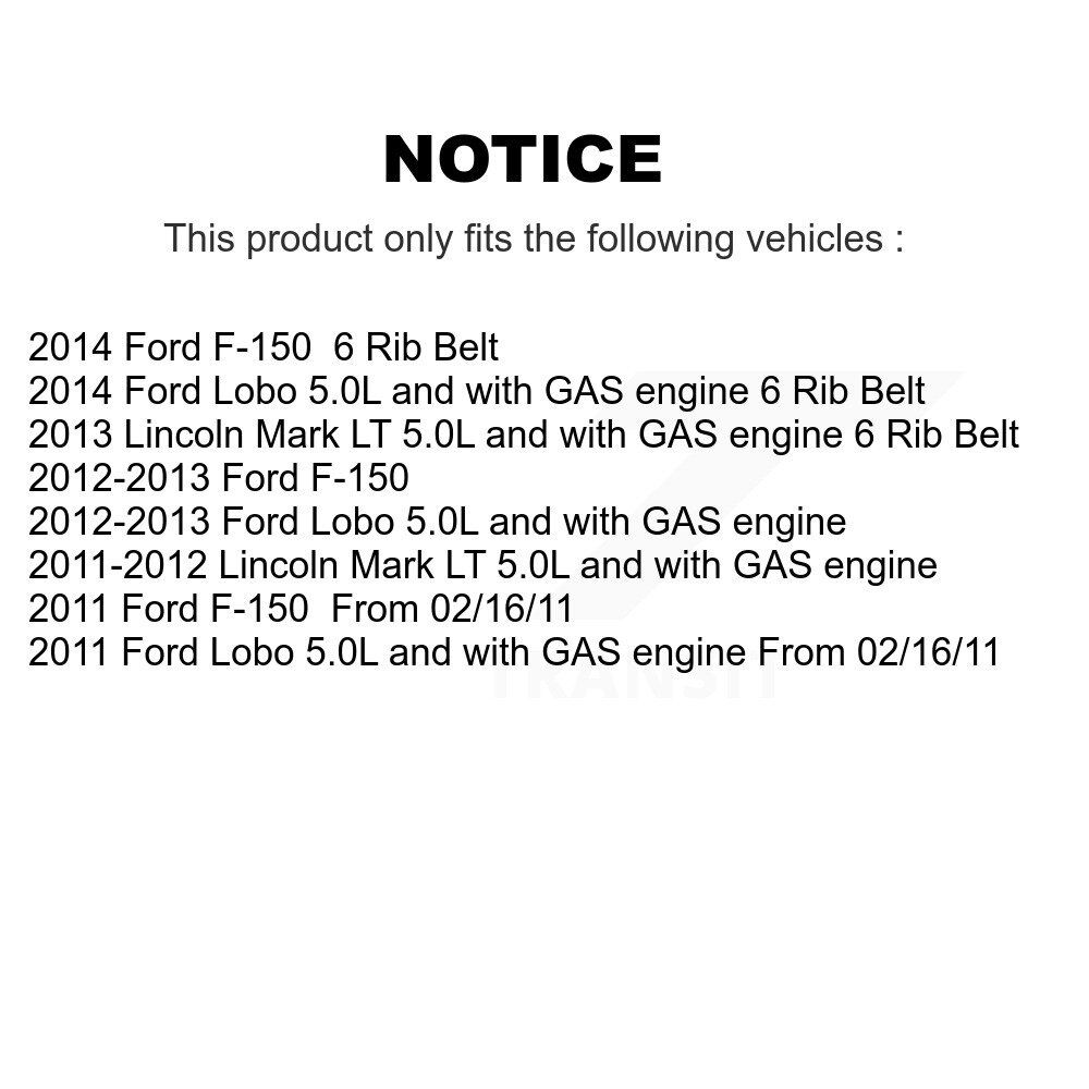 Kobra - KTP-89698 - Accessory Drive Belt Tensioner Assembly
