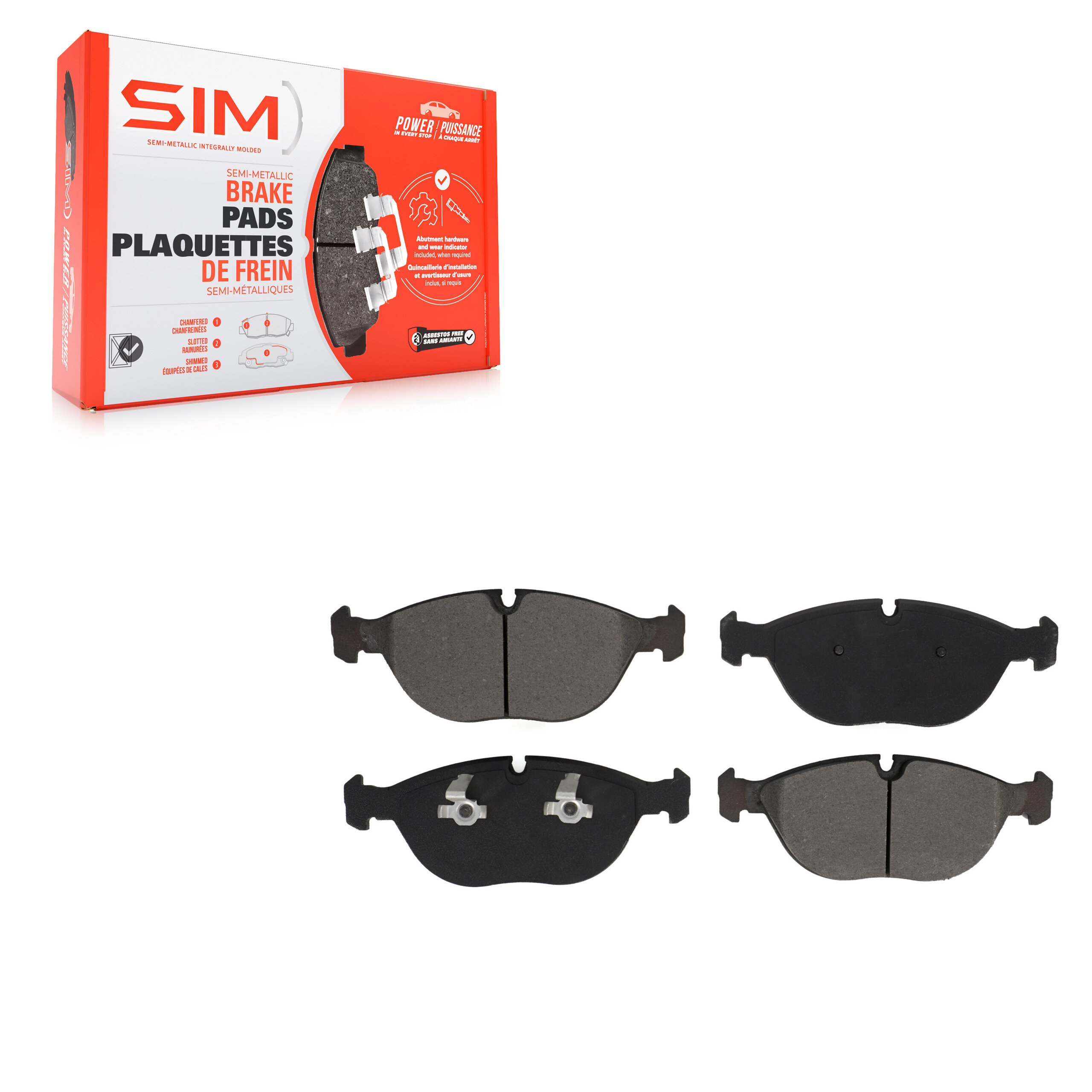 Semi-Metallic Brake Pads