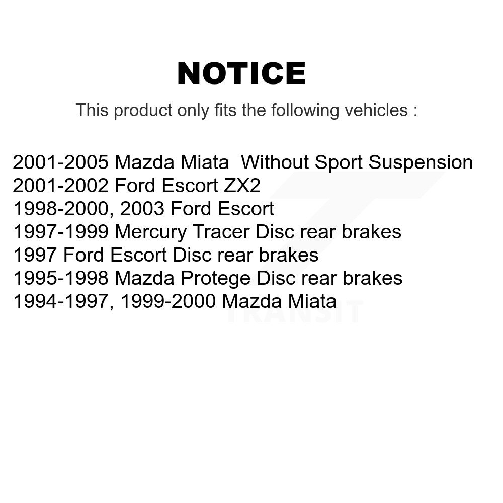 AmeriBRAKES - NWF-PRM636 - Semi-Metallic Brake Pads