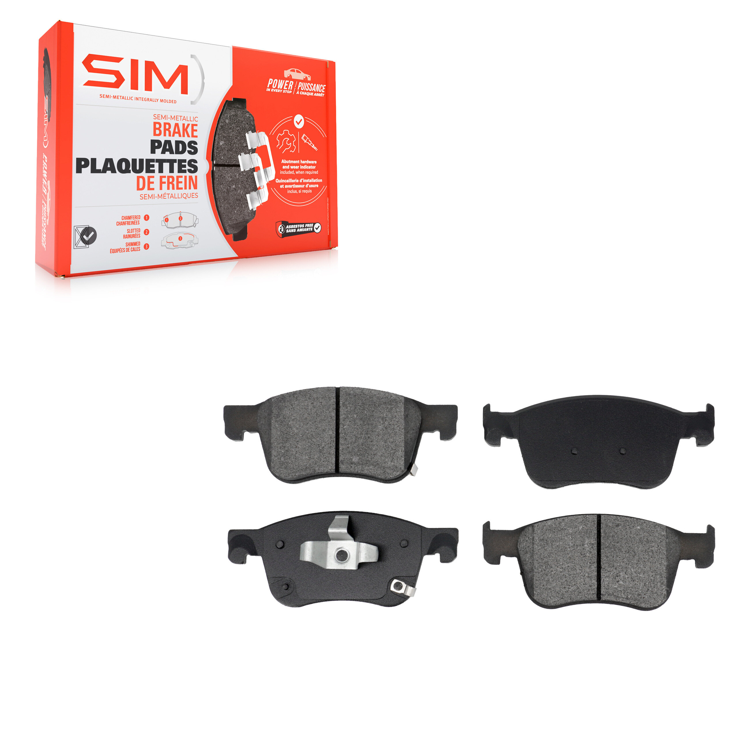 Semi-Metallic Brake Pads