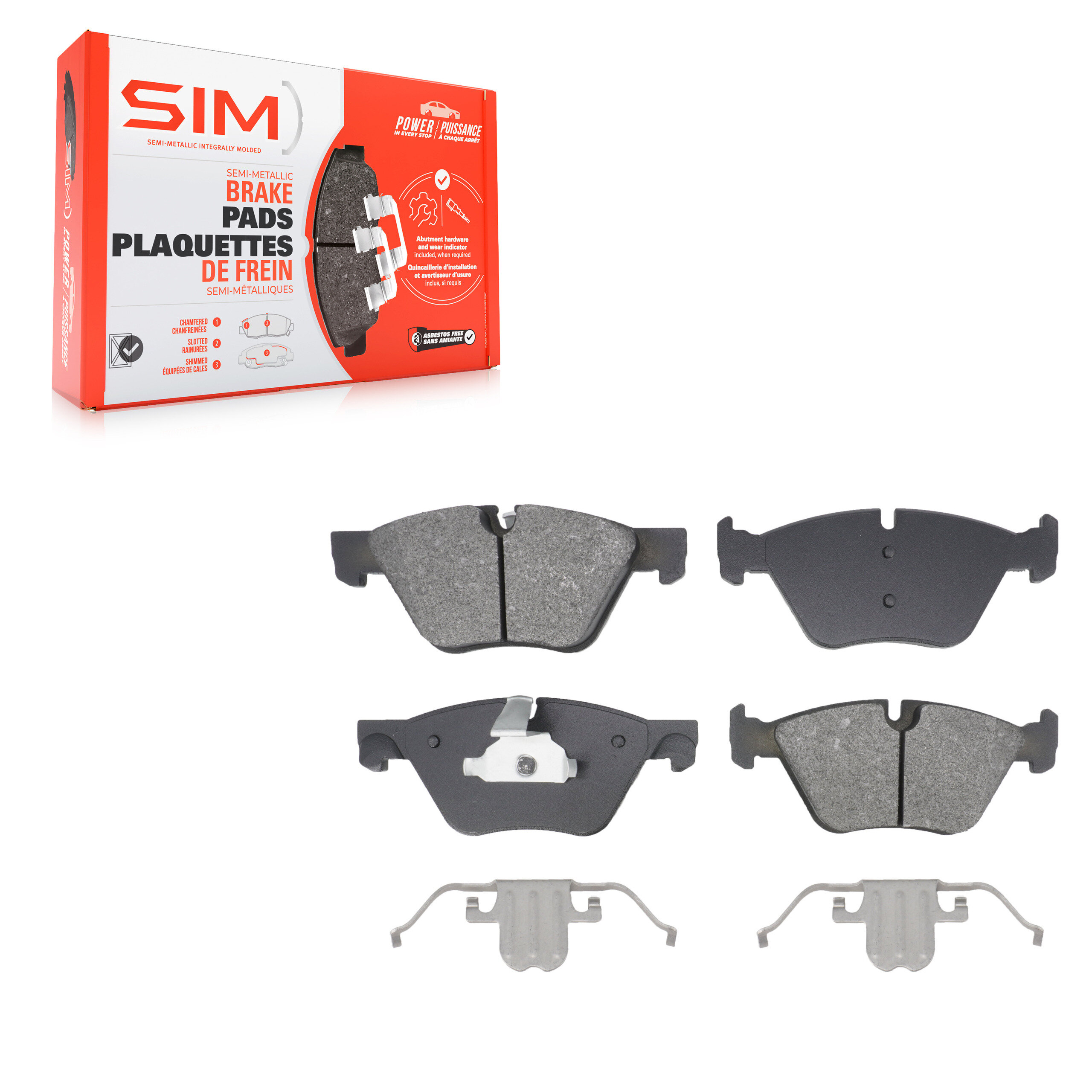Semi-Metallic Brake Pads