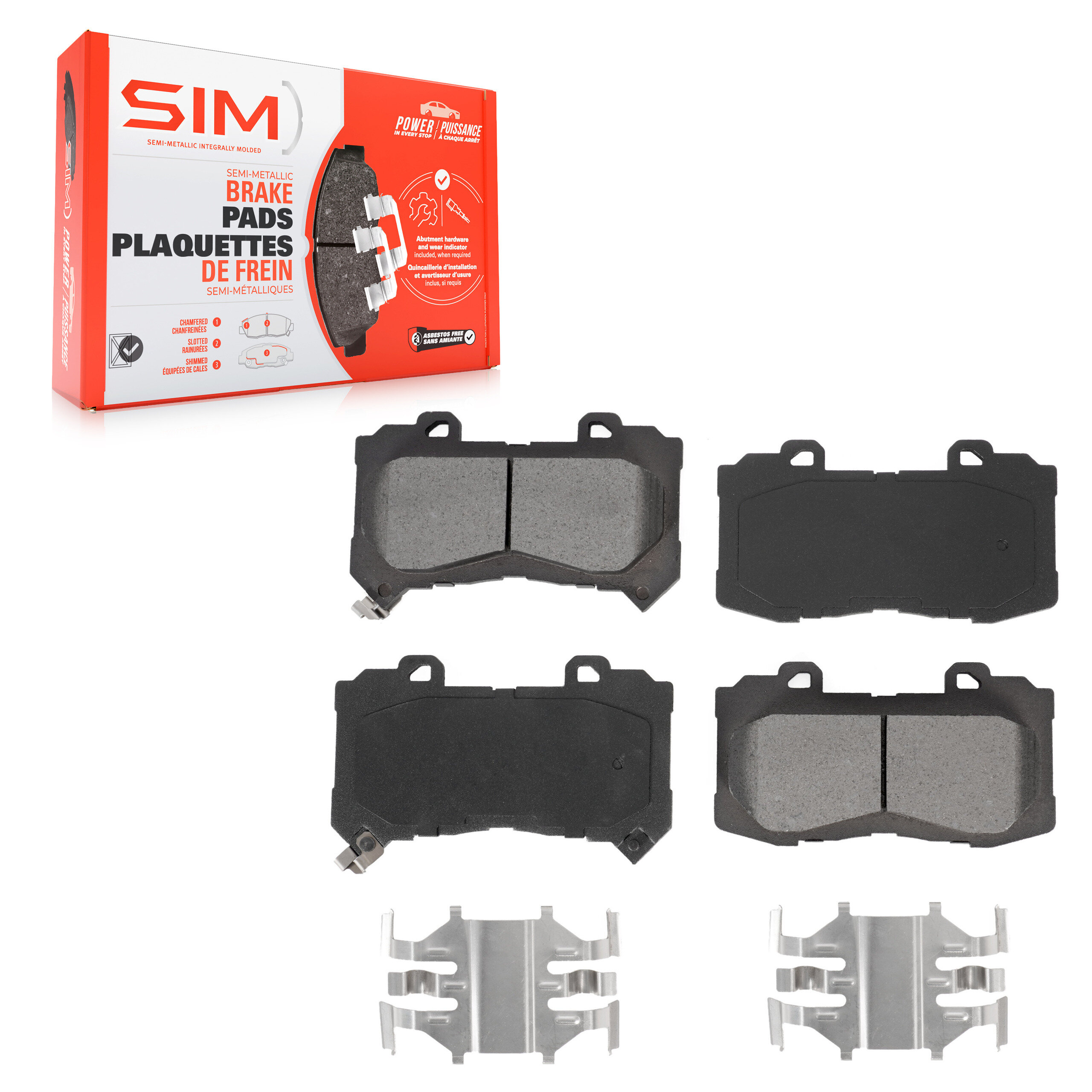 Semi-Metallic Brake Pads
