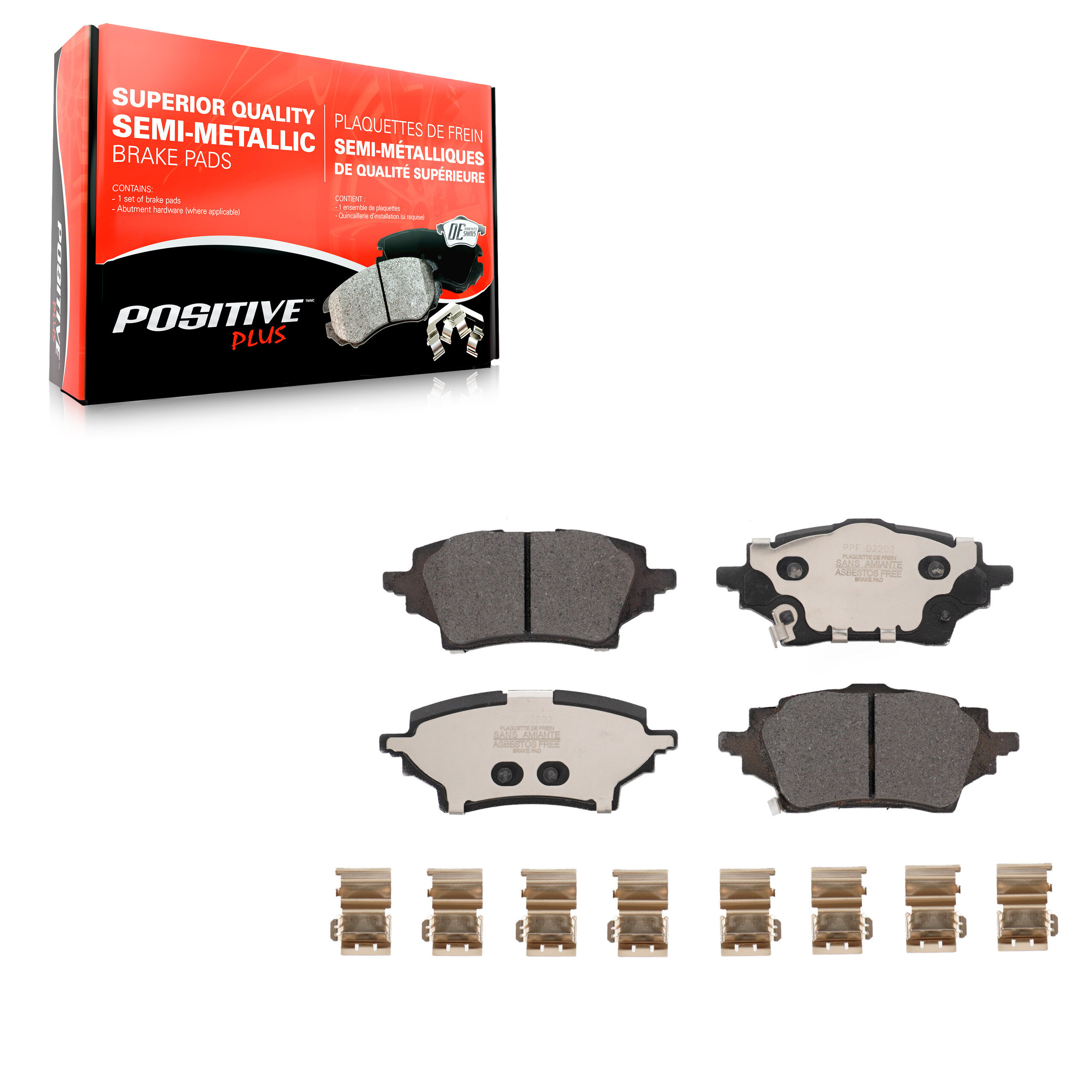 Semi-Metallic Brake Pads
