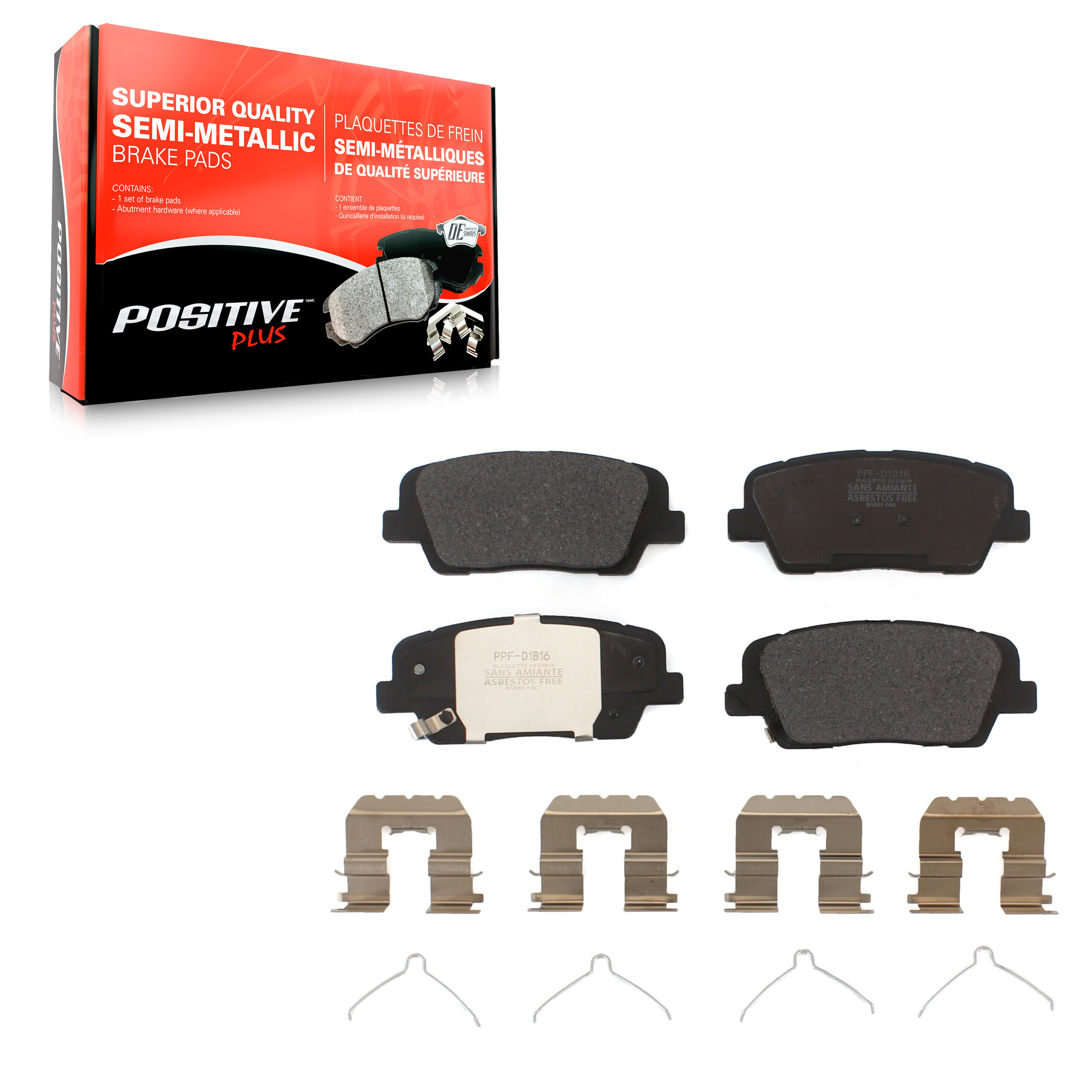 Semi-Metallic Brake Pads