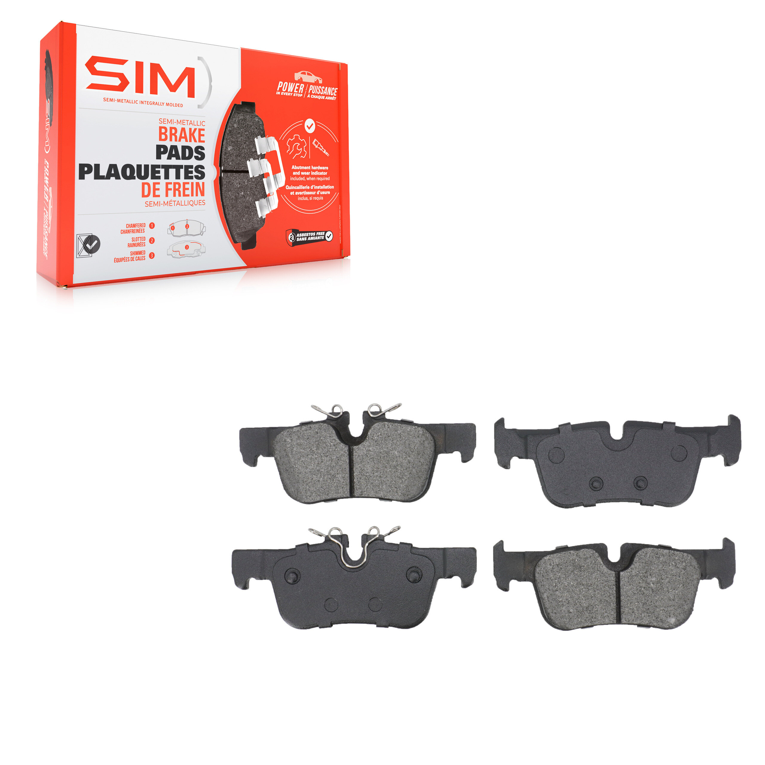 Semi-Metallic Brake Pads