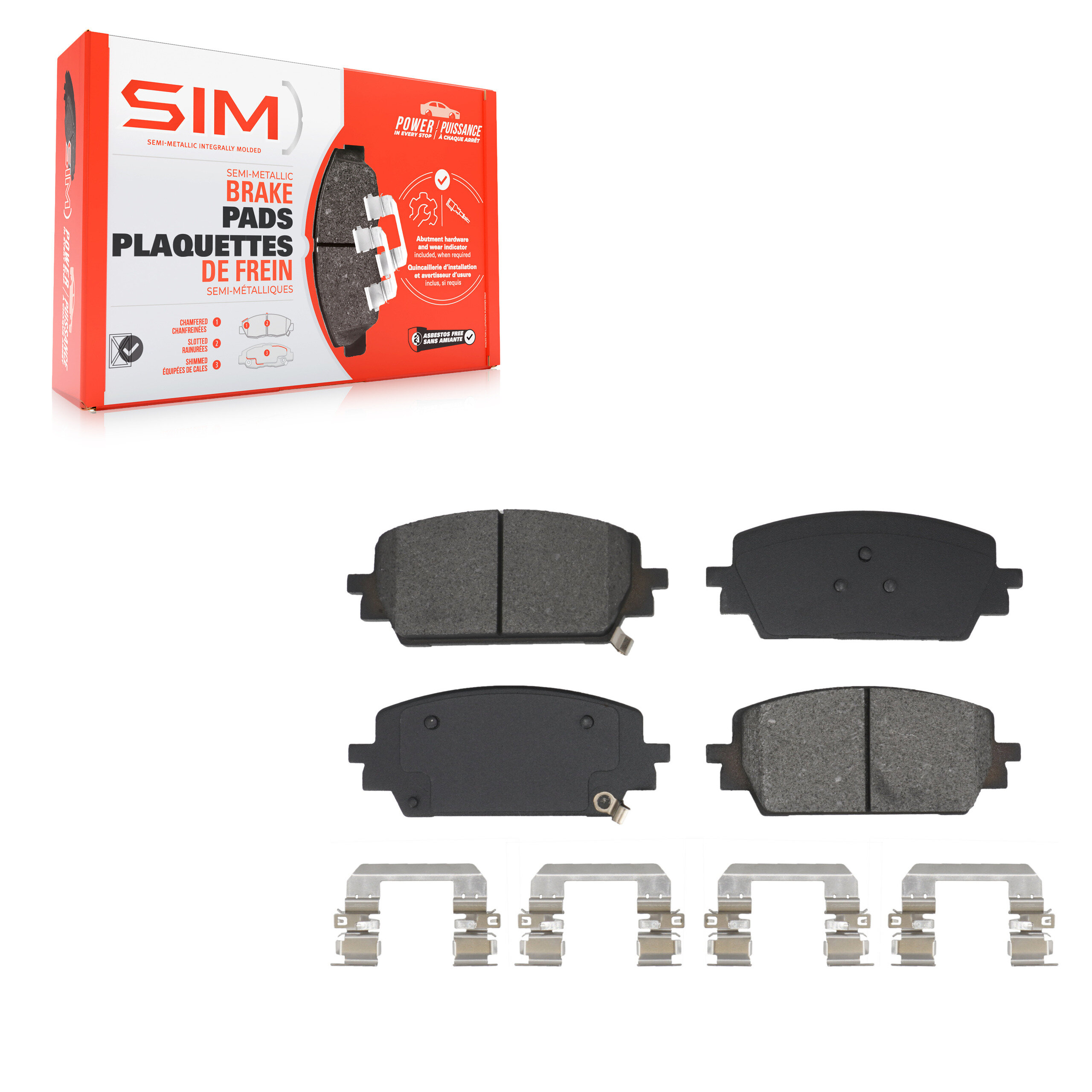 Semi-Metallic Brake Pads