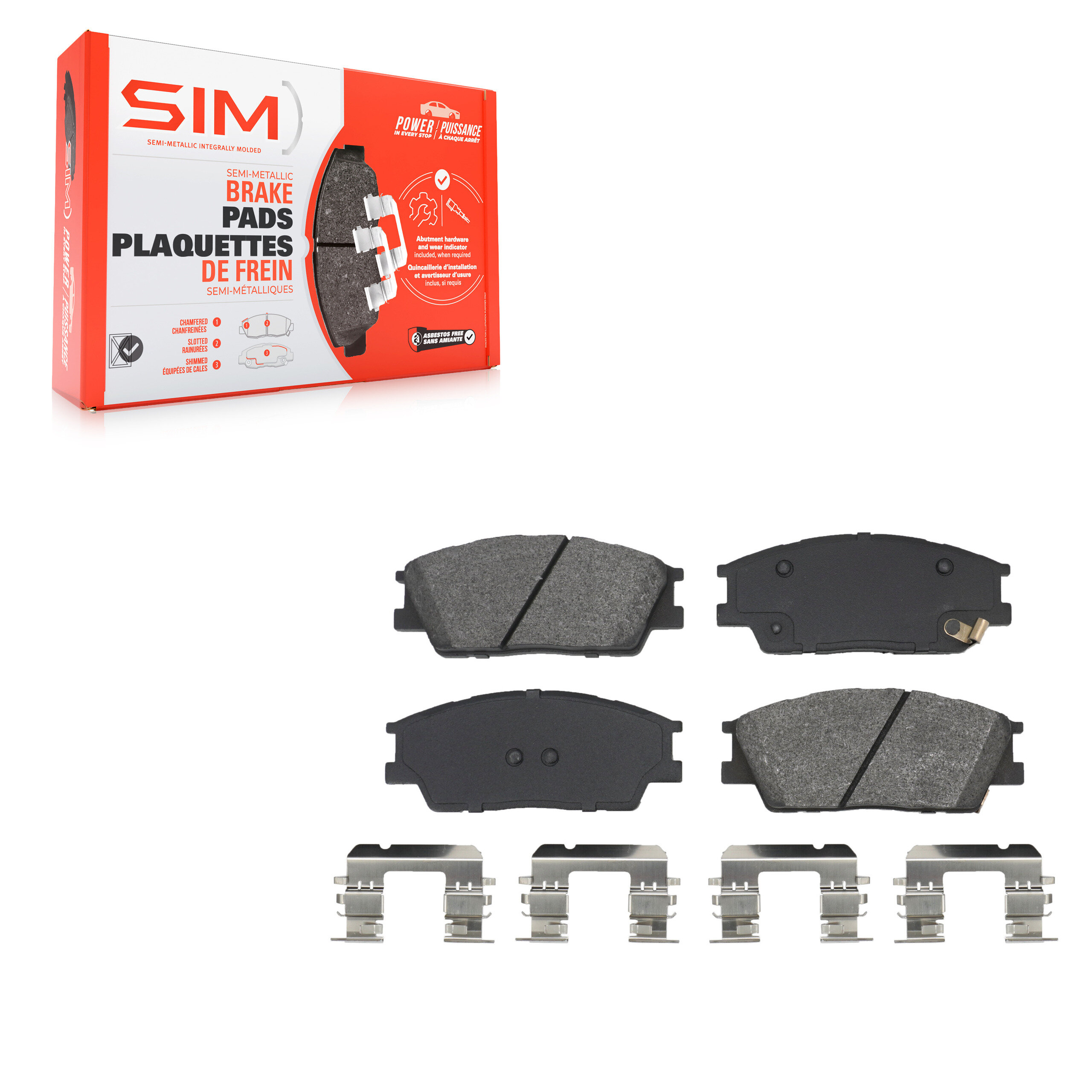 Semi-Metallic Brake Pads