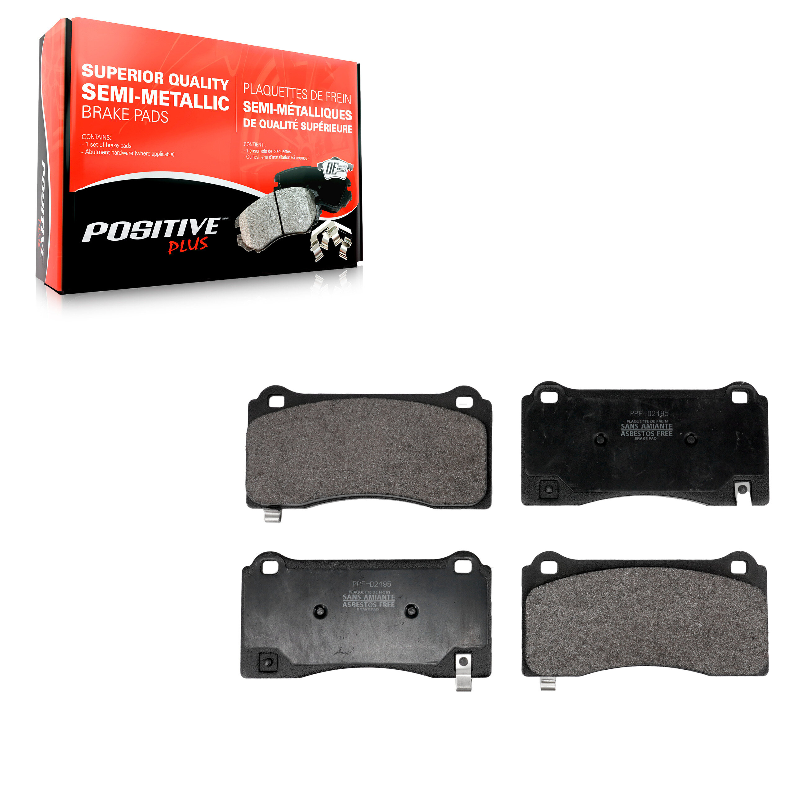 Semi-Metallic Brake Pads