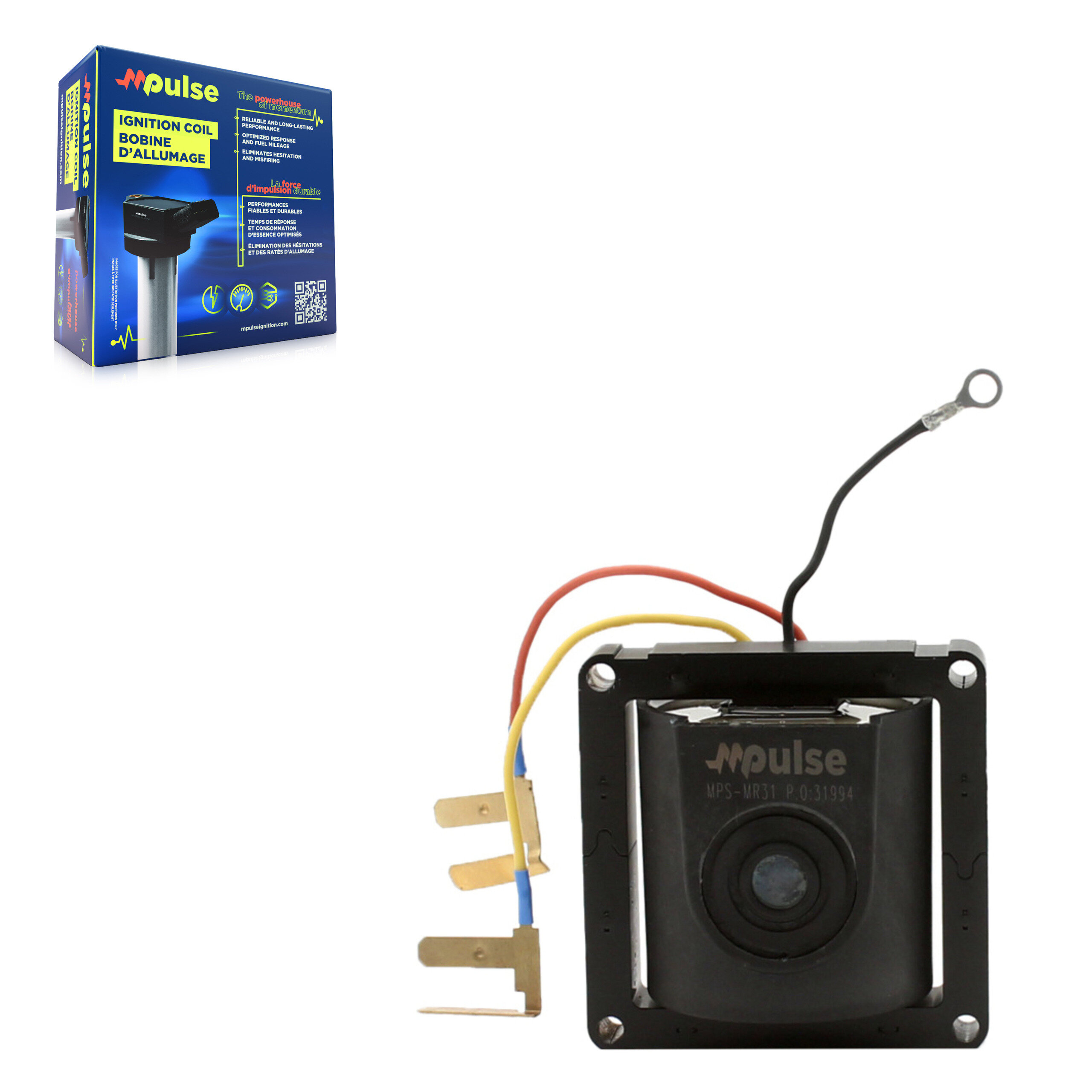 Universal ignition coil, GM vehicules from 1973 to 1990