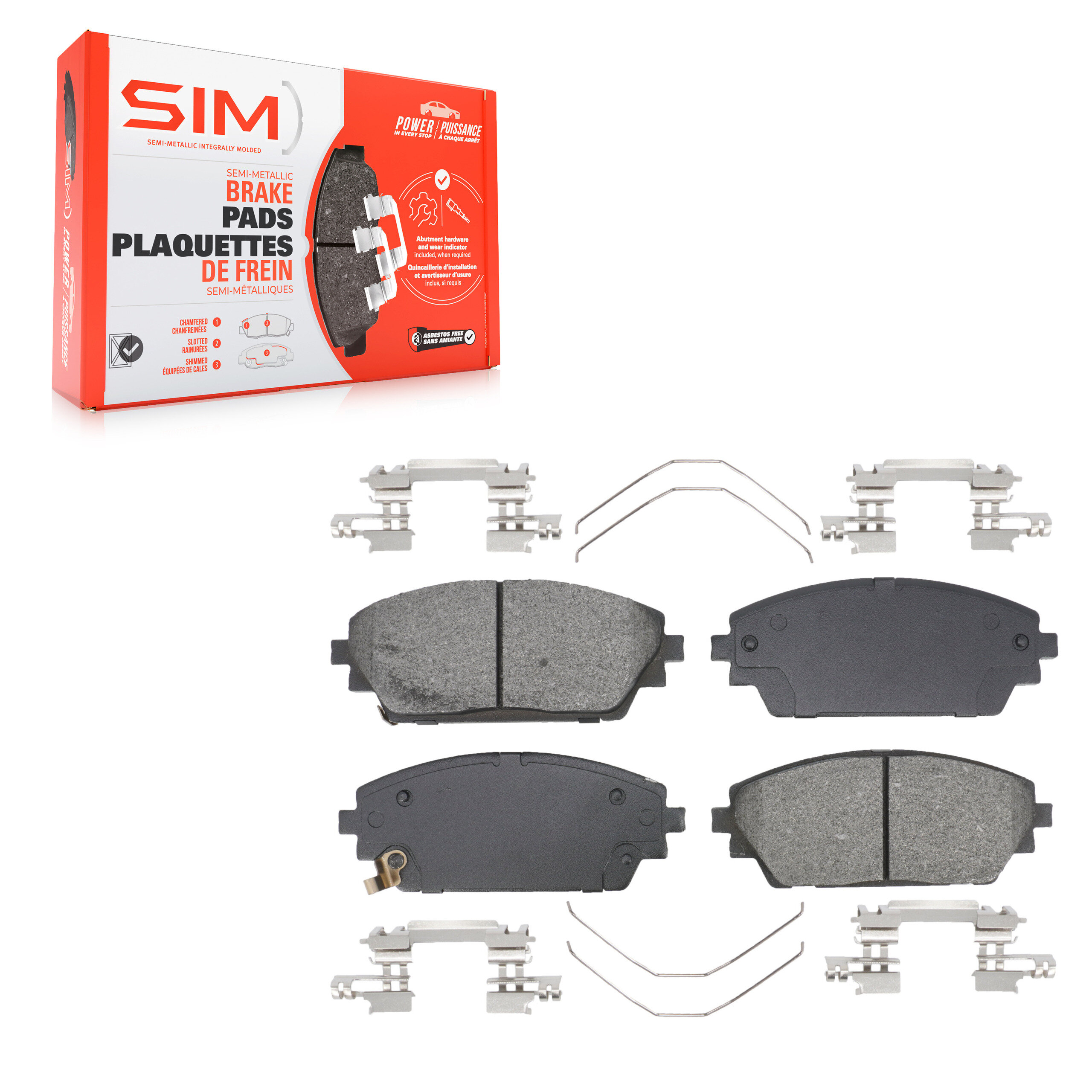Semi-Metallic Brake Pads