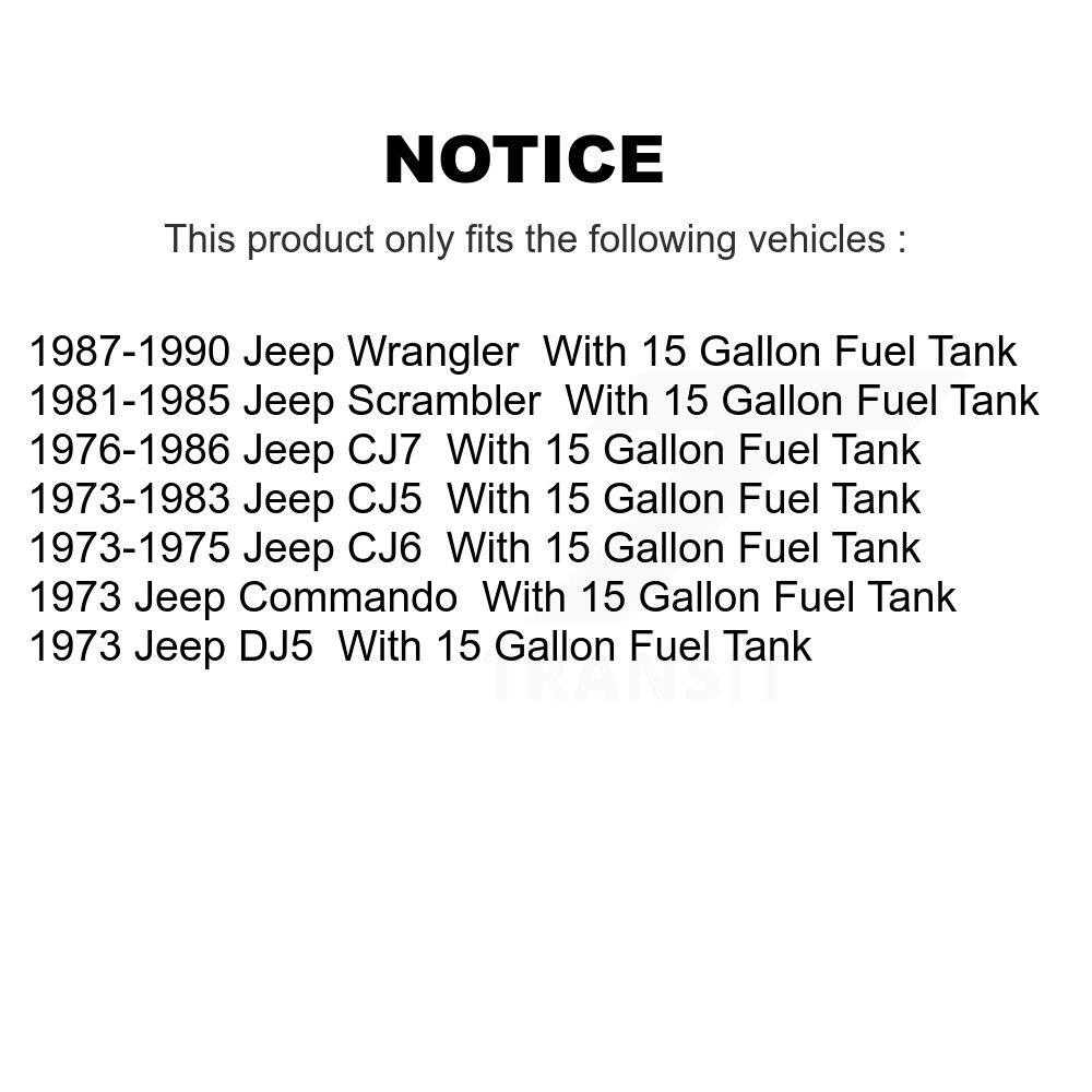 Agility Autoparts - AGY-01110060 - Fuel Tank Strap