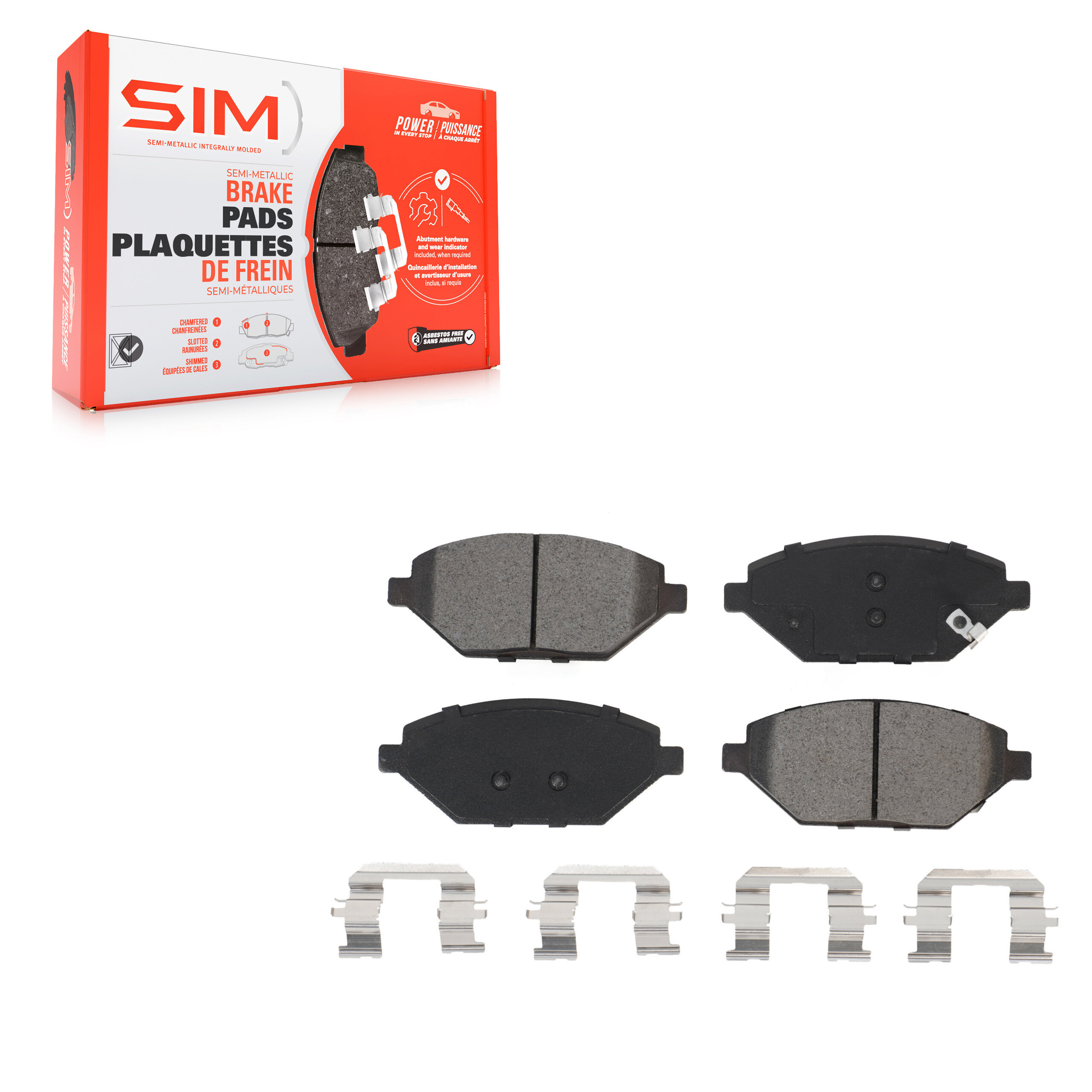 Semi-Metallic Brake Pads