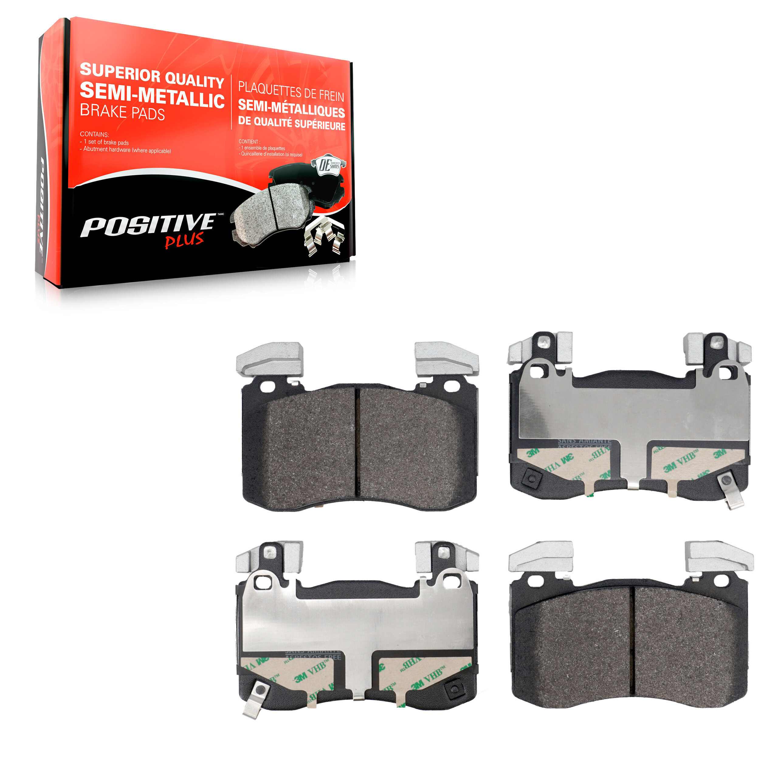 Semi-Metallic Brake Pads