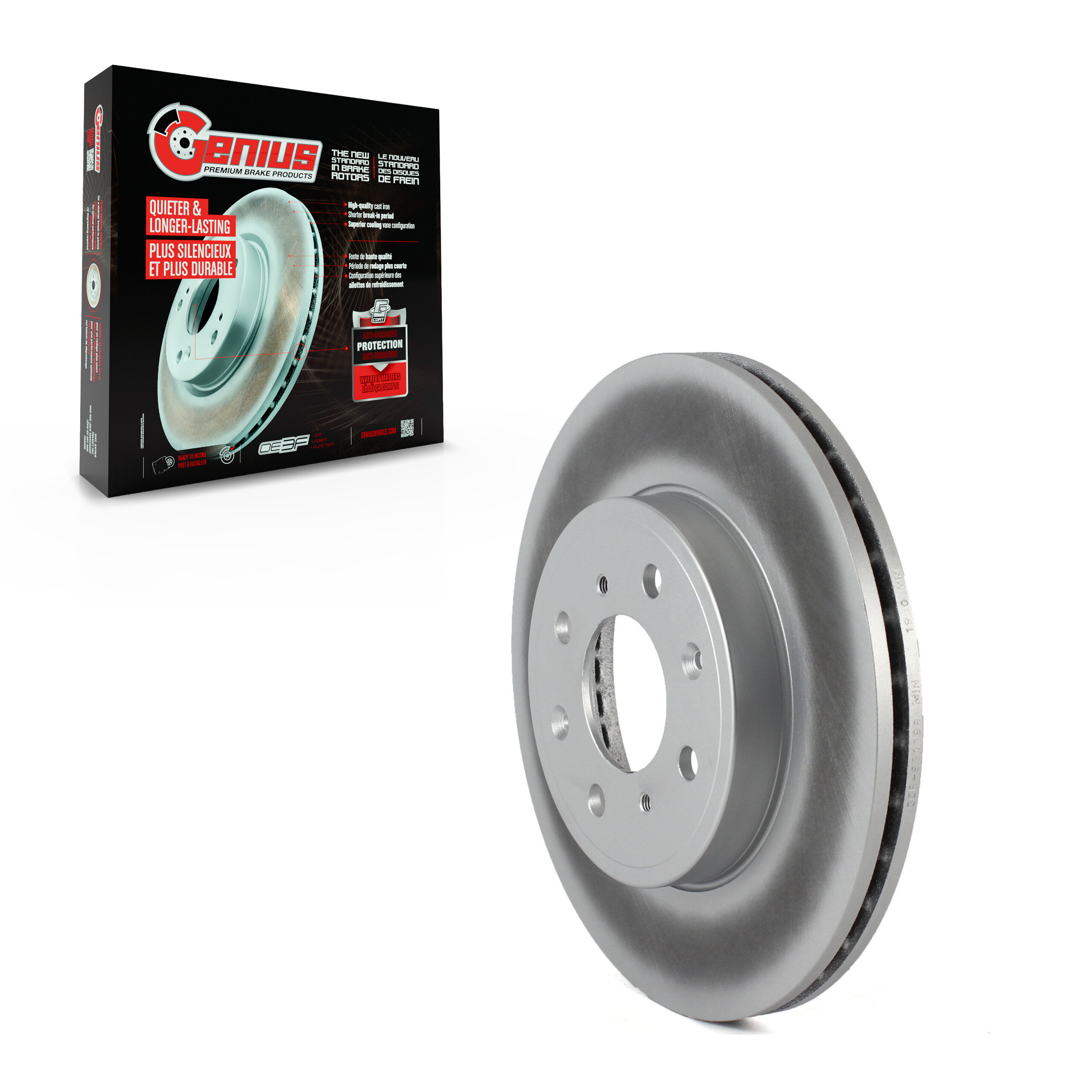 Coated Disc Brake Rotor