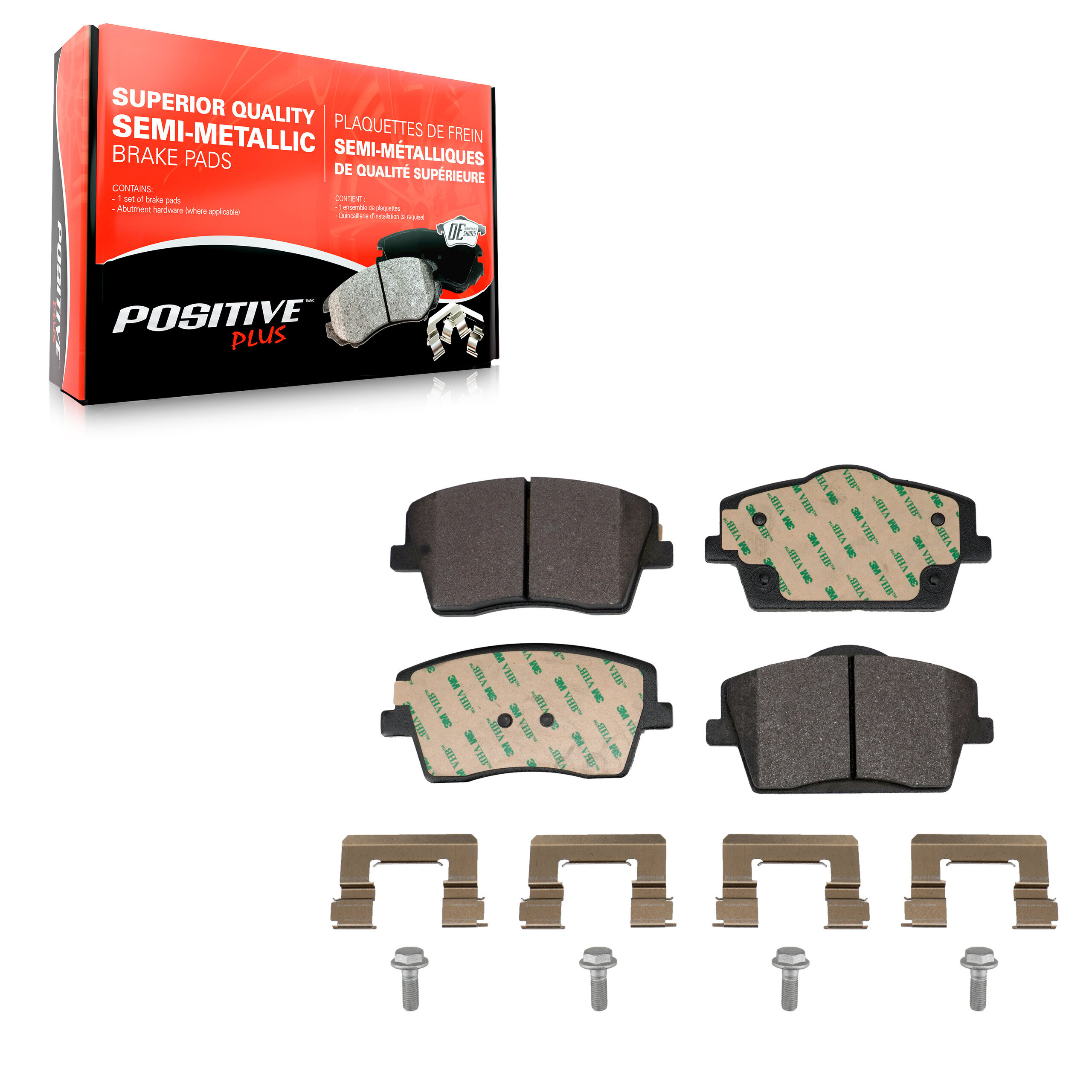 Semi-Metallic Brake Pads