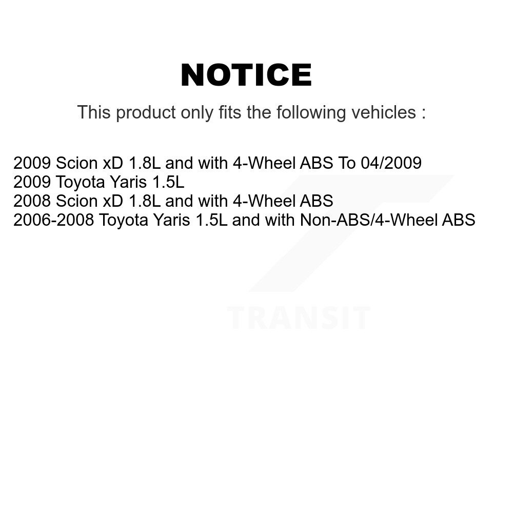 Mpulse - SEN-2ABS4899 - ABS Wheel Speed Sensor Wiring Harness