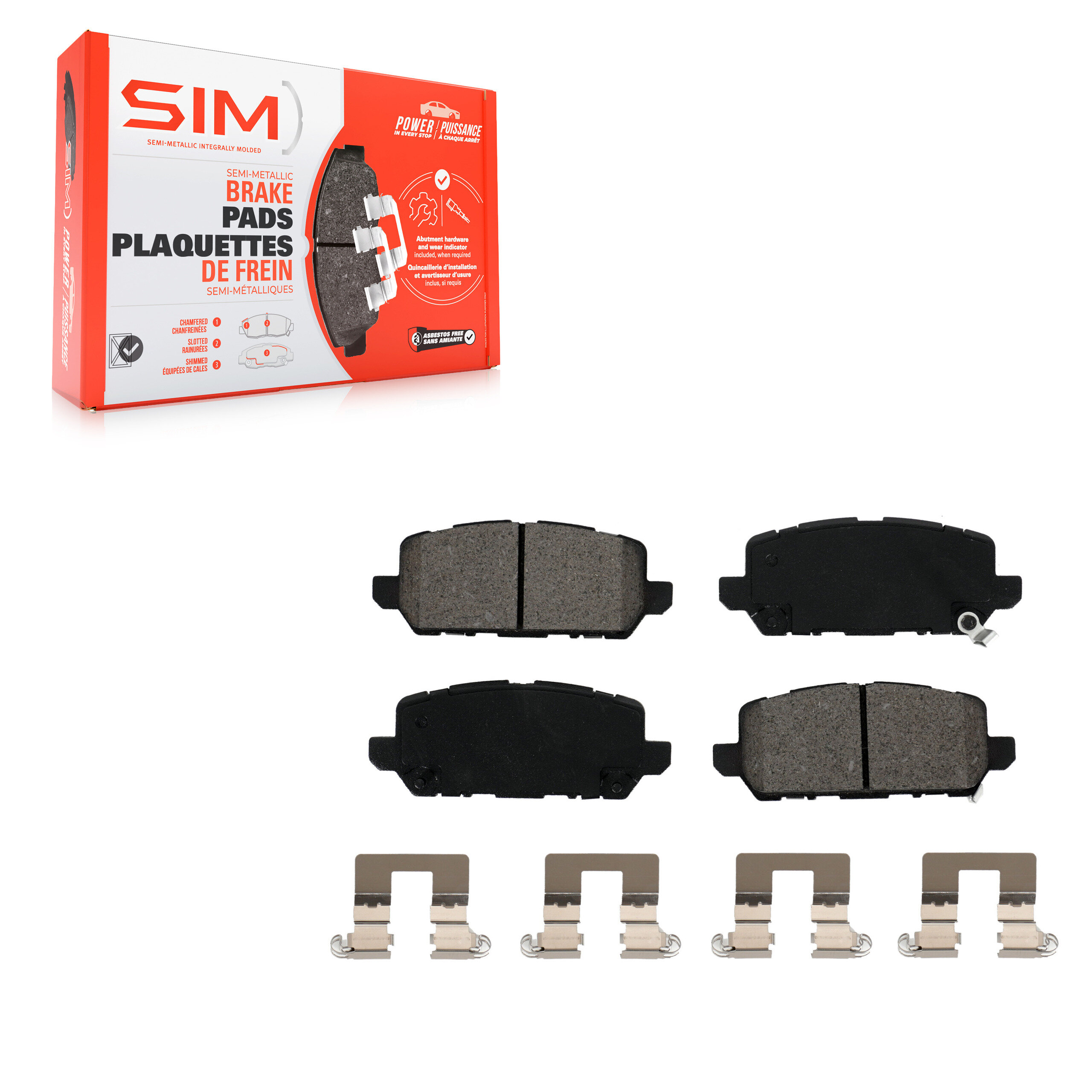 Semi-Metallic Brake Pads