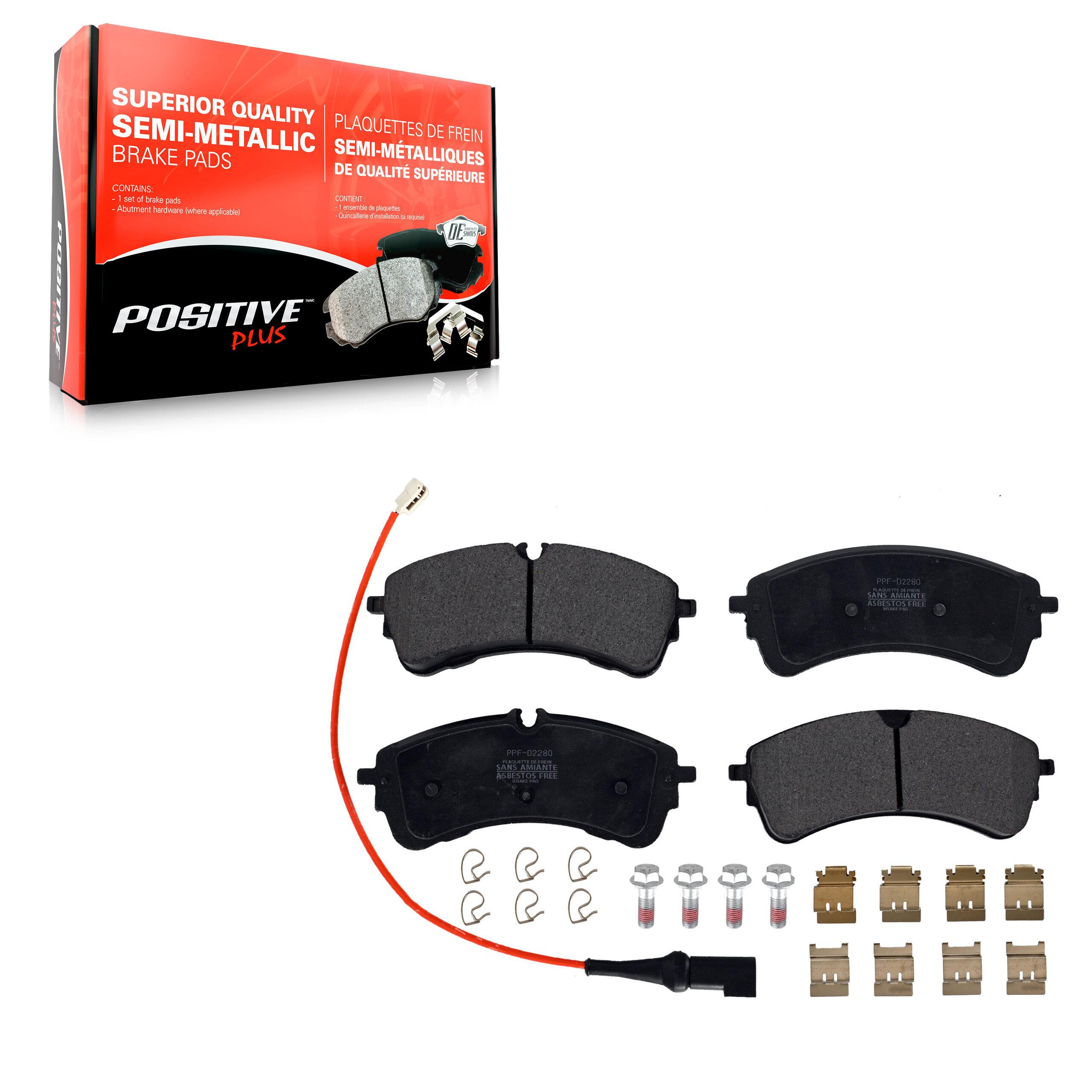 Semi-Metallic Brake Pads