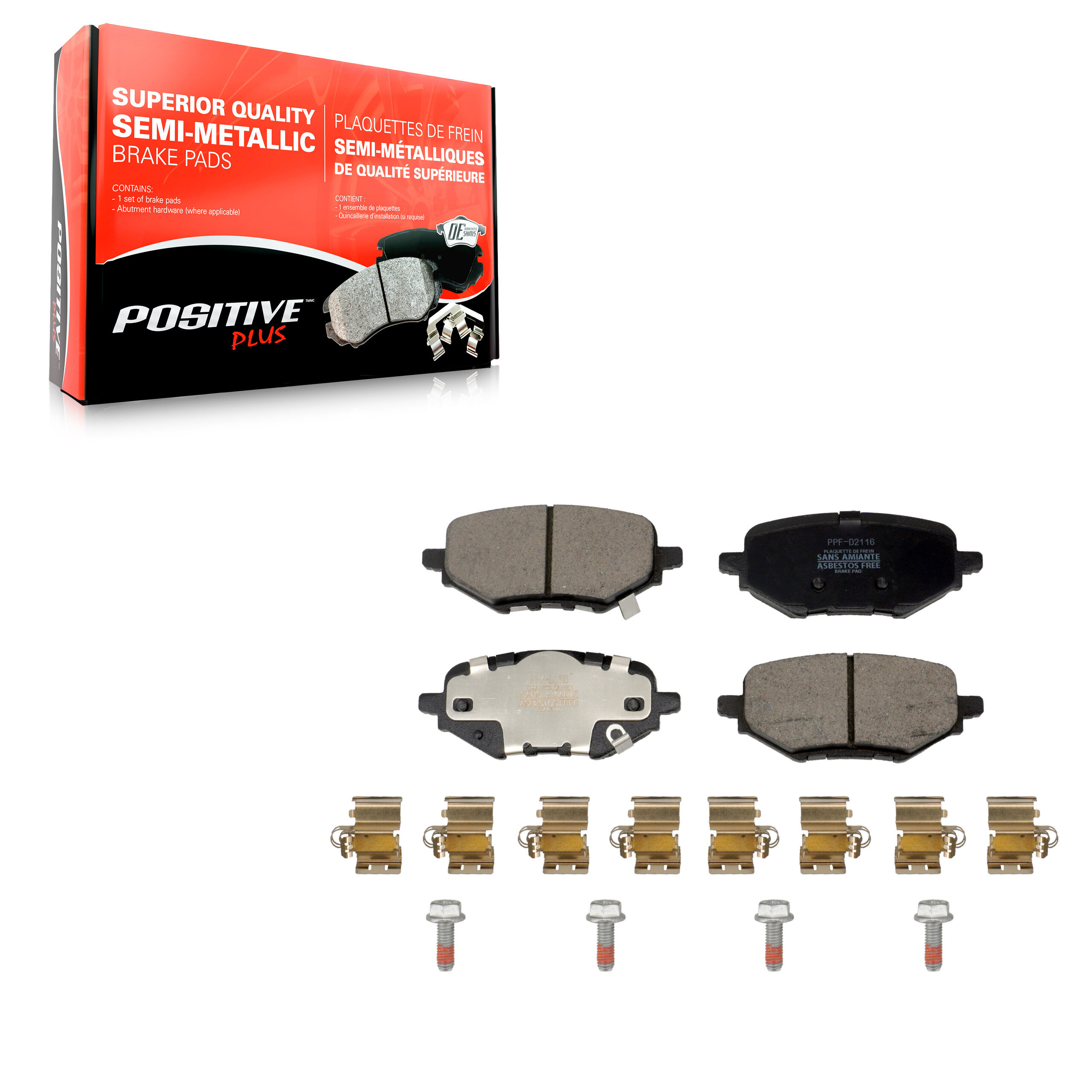 Semi-Metallic Brake Pads