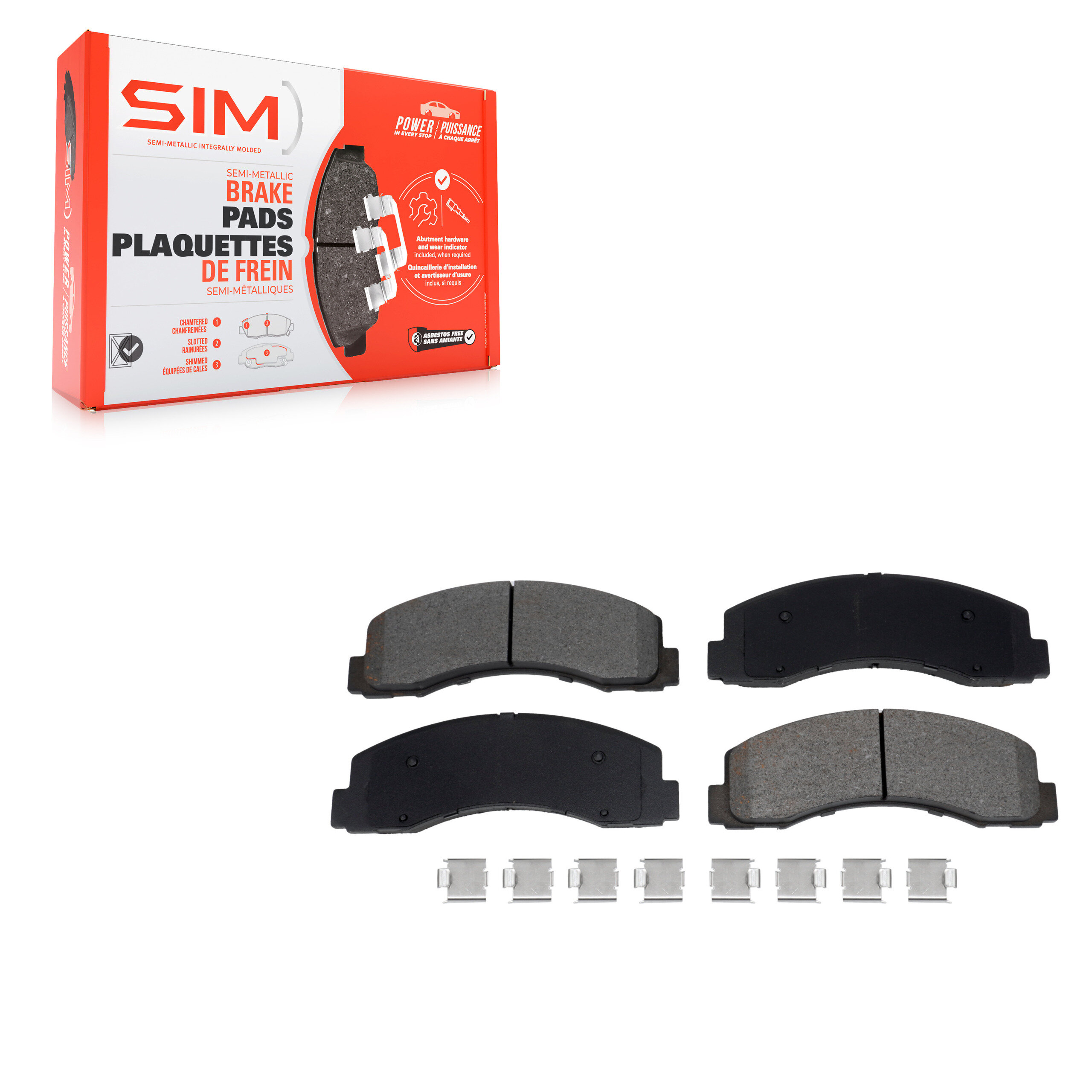 Semi-Metallic Brake Pads