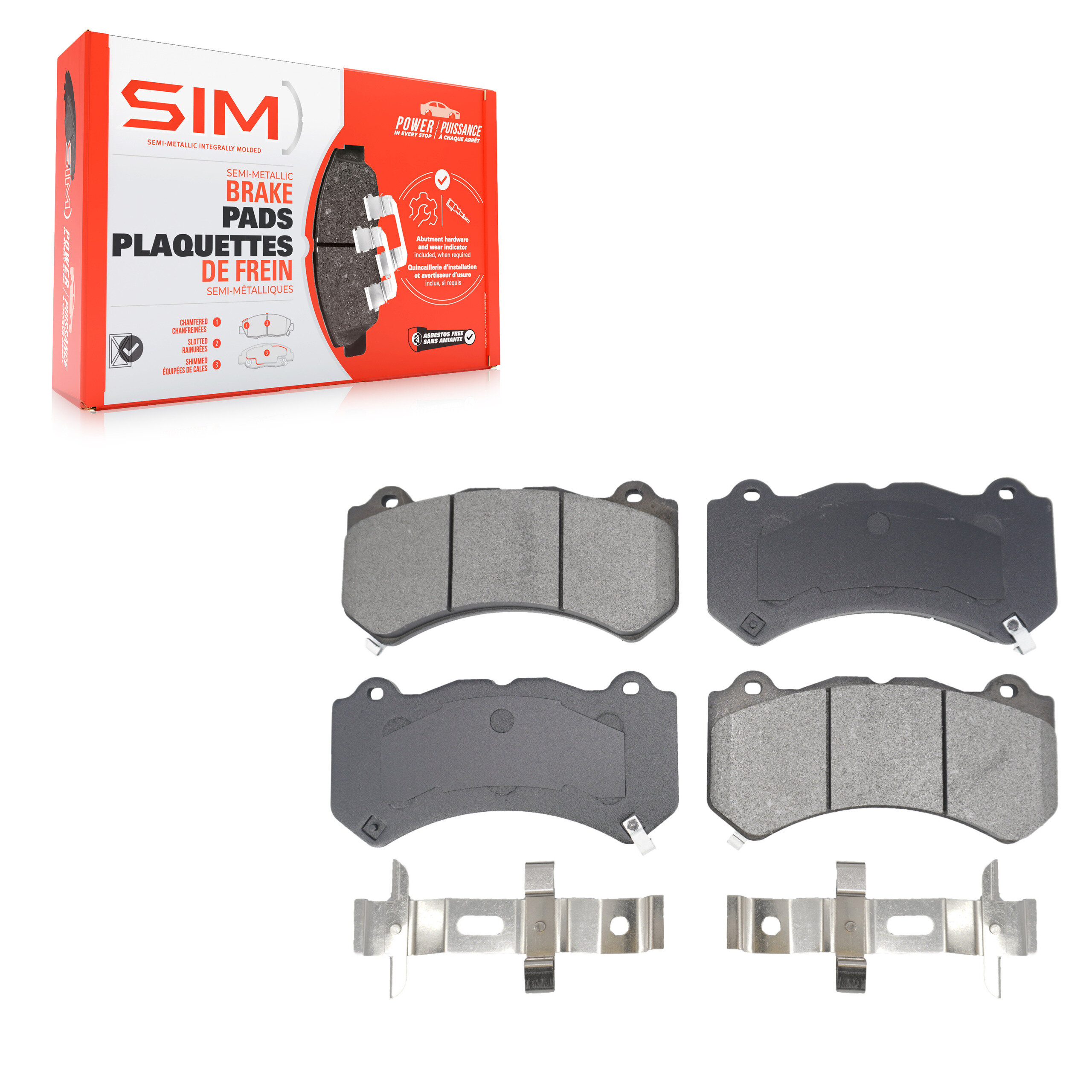 Semi-Metallic Brake Pads