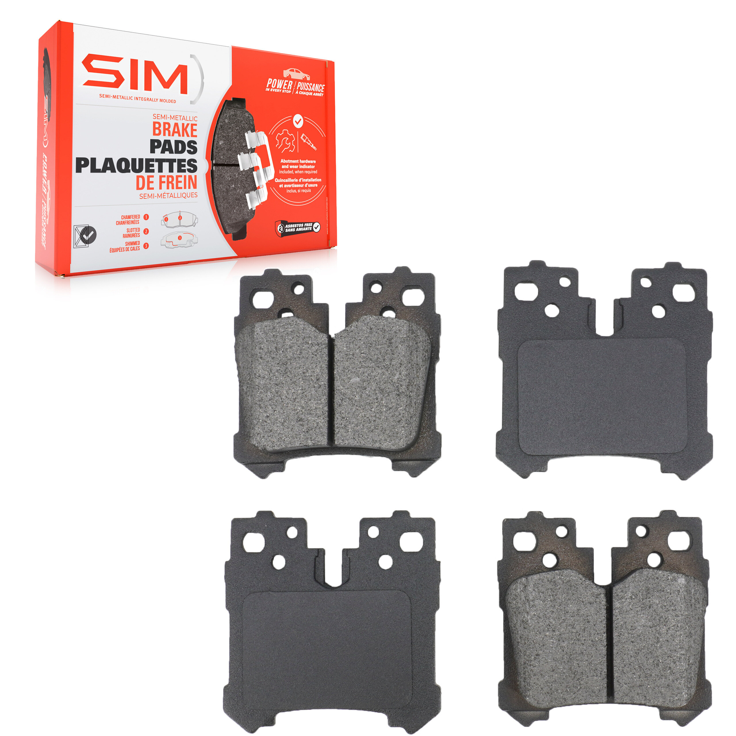 Semi-Metallic Brake Pads
