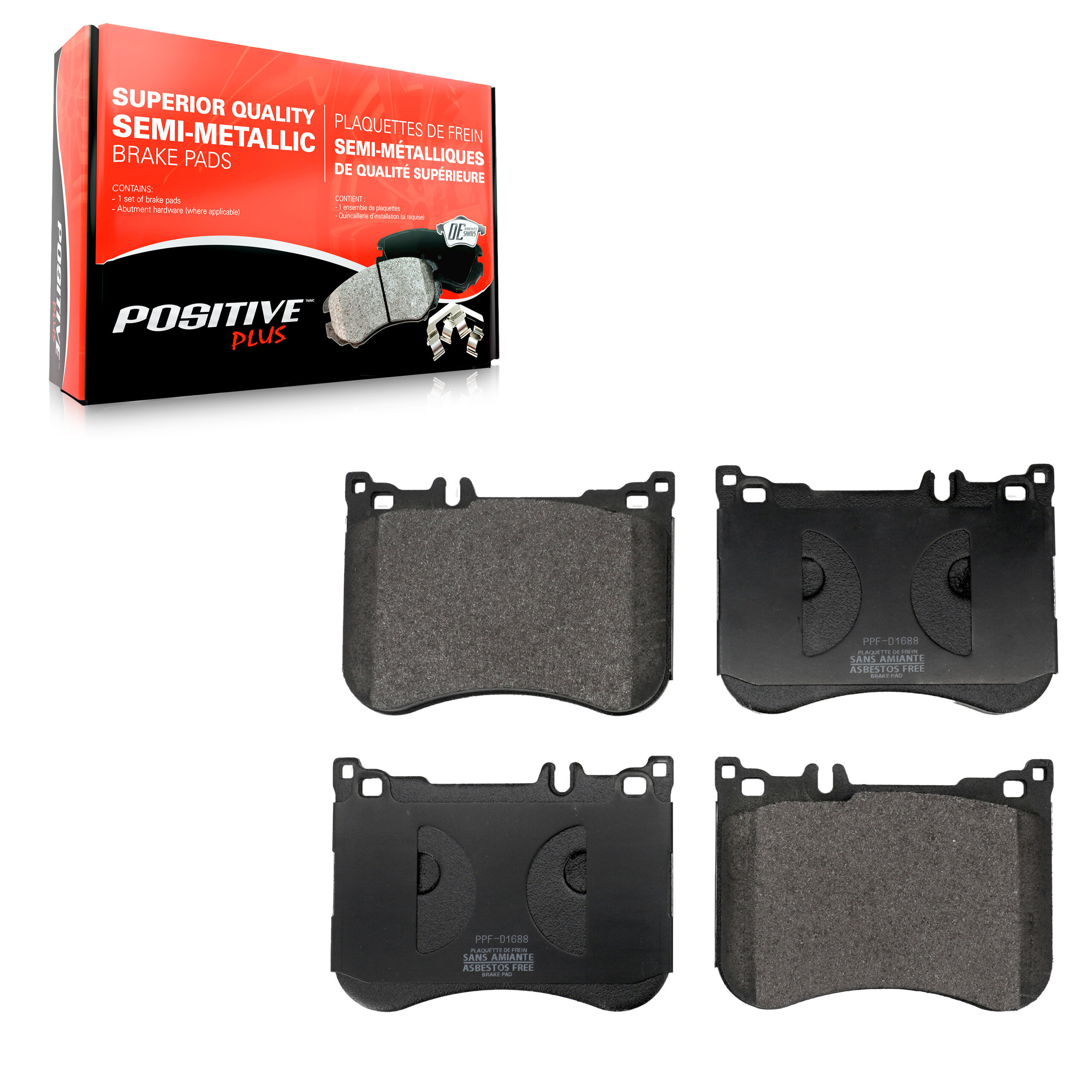 Semi-Metallic Brake Pads