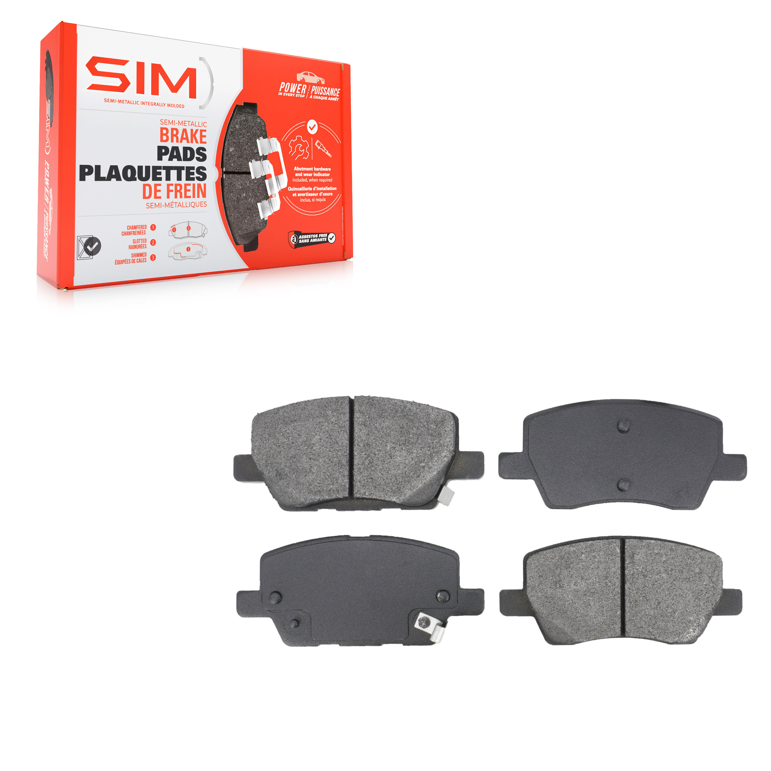 Semi-Metallic Brake Pads
